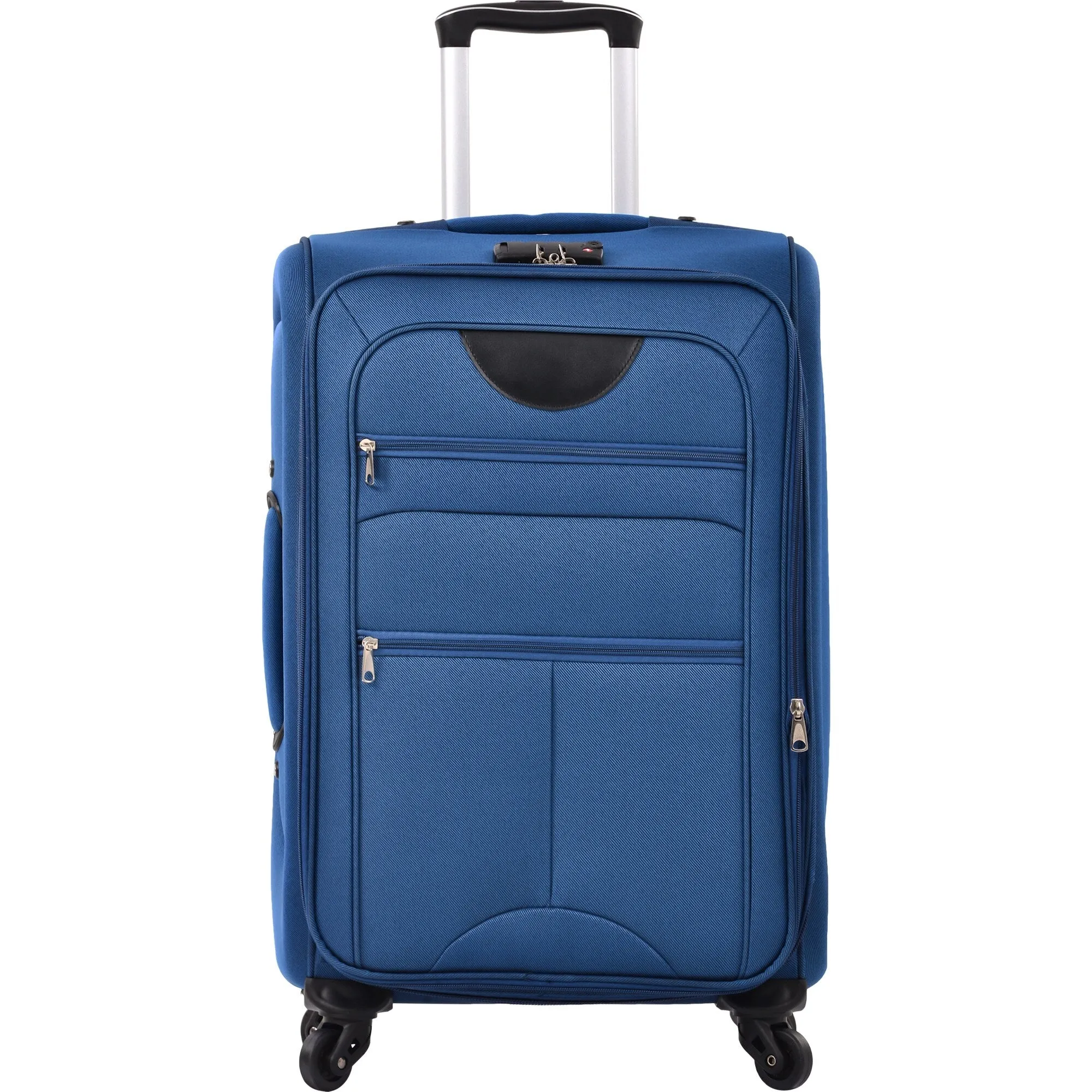 3 Piece Softside Luggage Set with TSA Lock and Spinner Wheels, Expandable Suitcase with Multi-Compartment