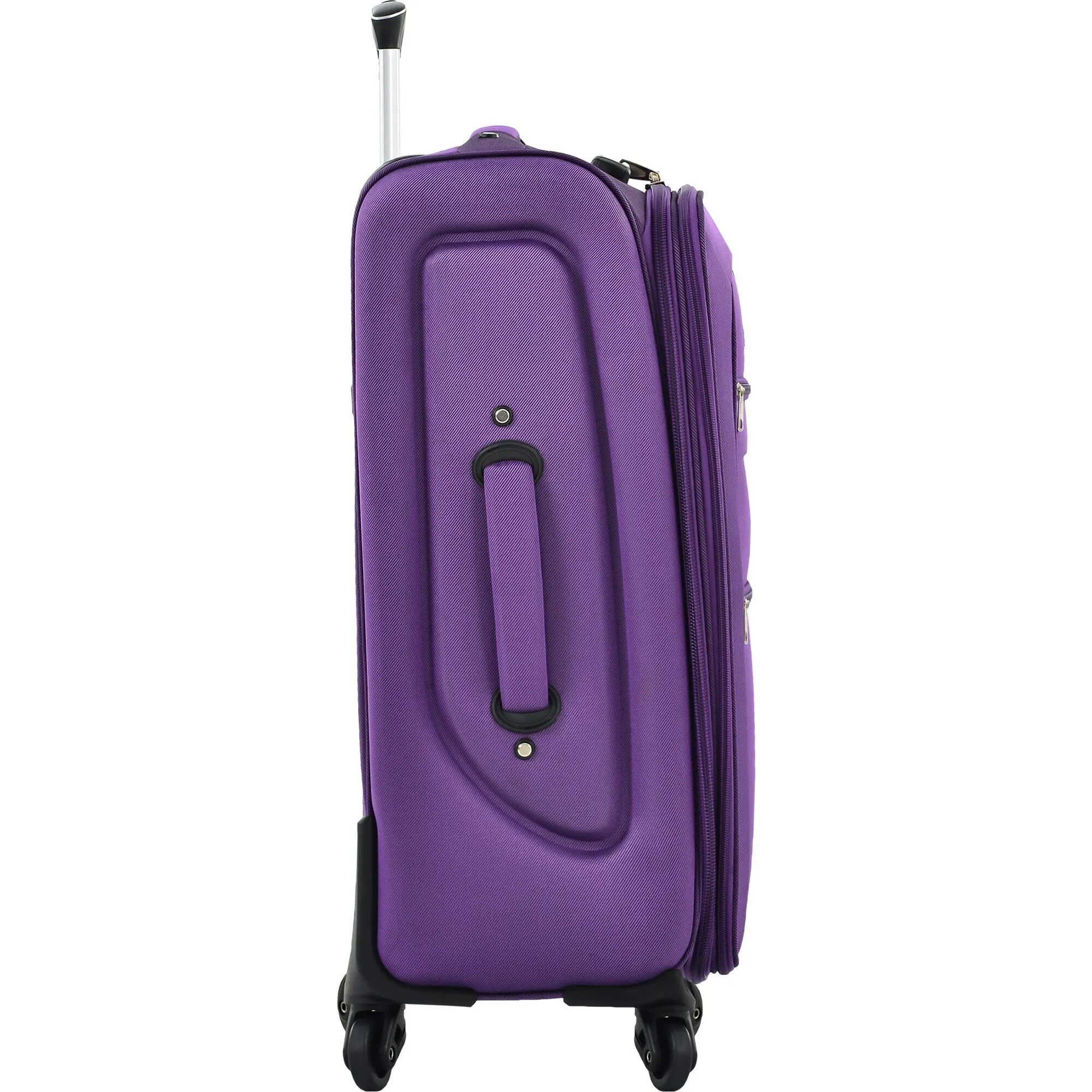 3 Piece Softside Luggage Set with TSA Lock and Spinner Wheels, Expandable Suitcase with Multi-Compartment