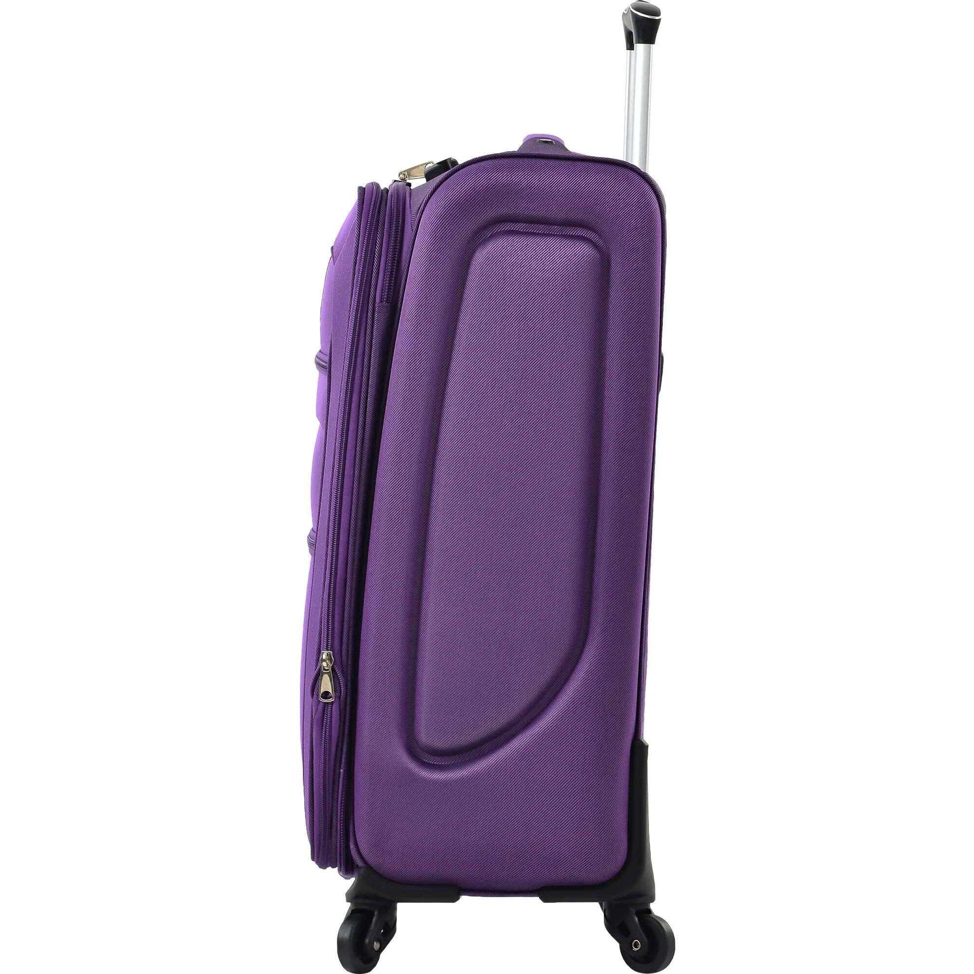 3 Piece Softside Luggage Set with TSA Lock and Spinner Wheels, Expandable Suitcase with Multi-Compartment