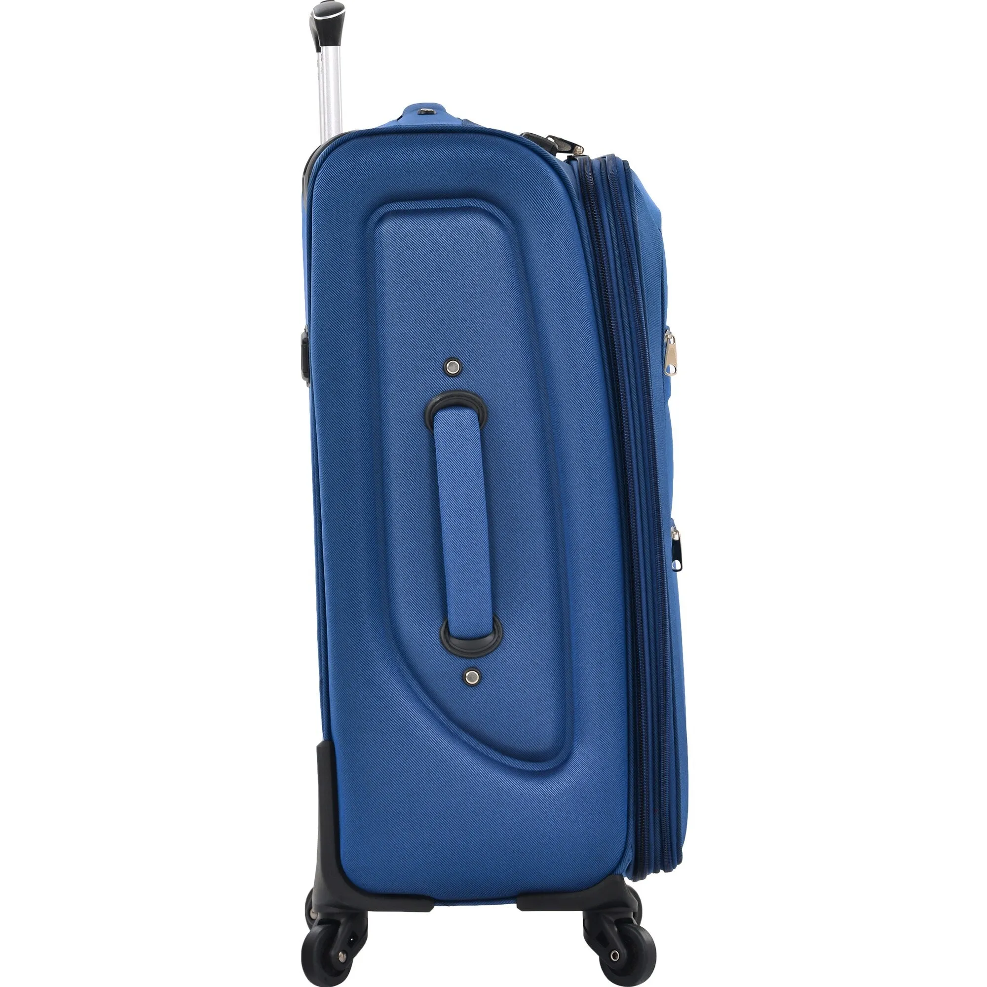 3 Piece Softside Luggage Set with TSA Lock and Spinner Wheels, Expandable Suitcase with Multi-Compartment