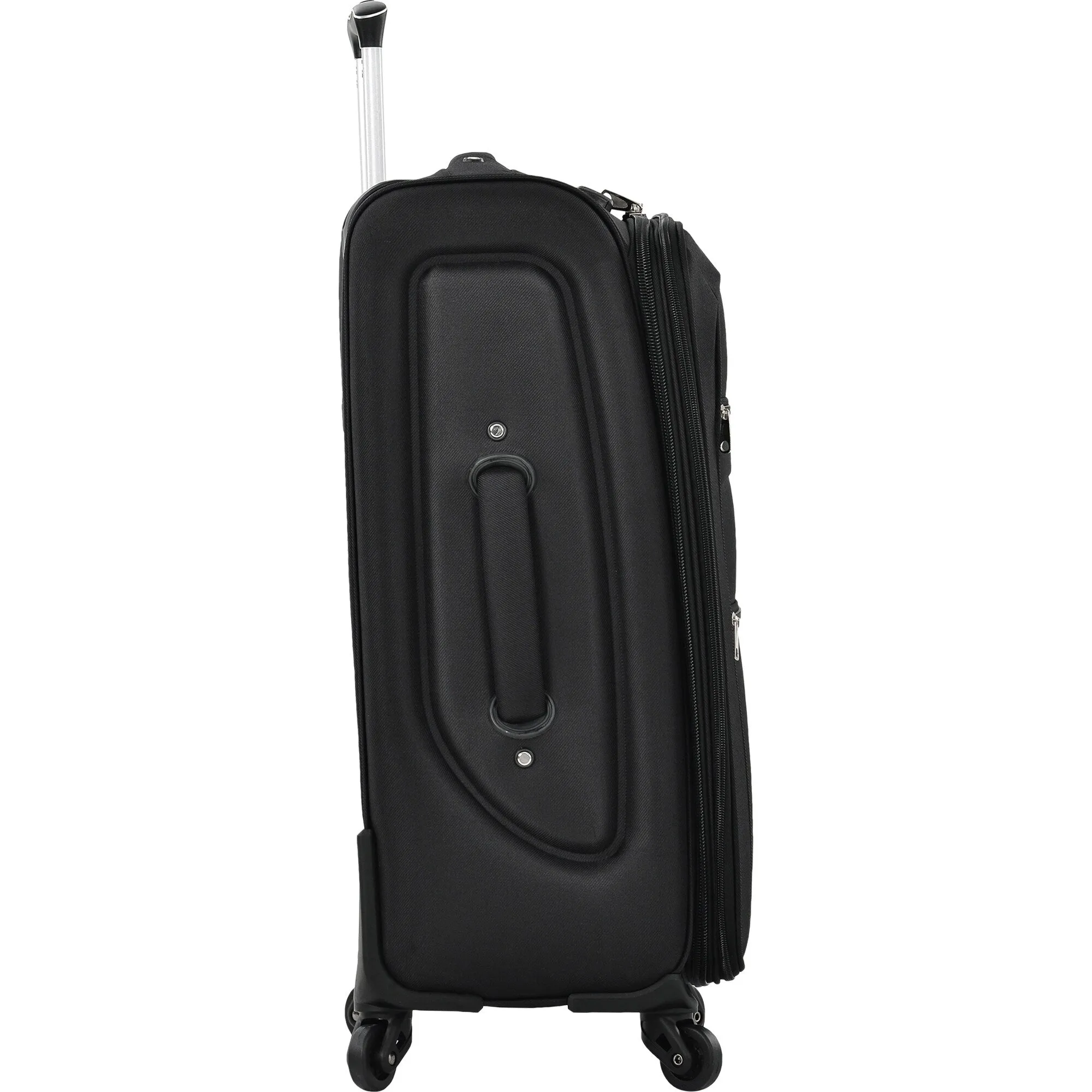 3 Piece Softside Luggage Set with TSA Lock and Spinner Wheels, Expandable Suitcase with Multi-Compartment