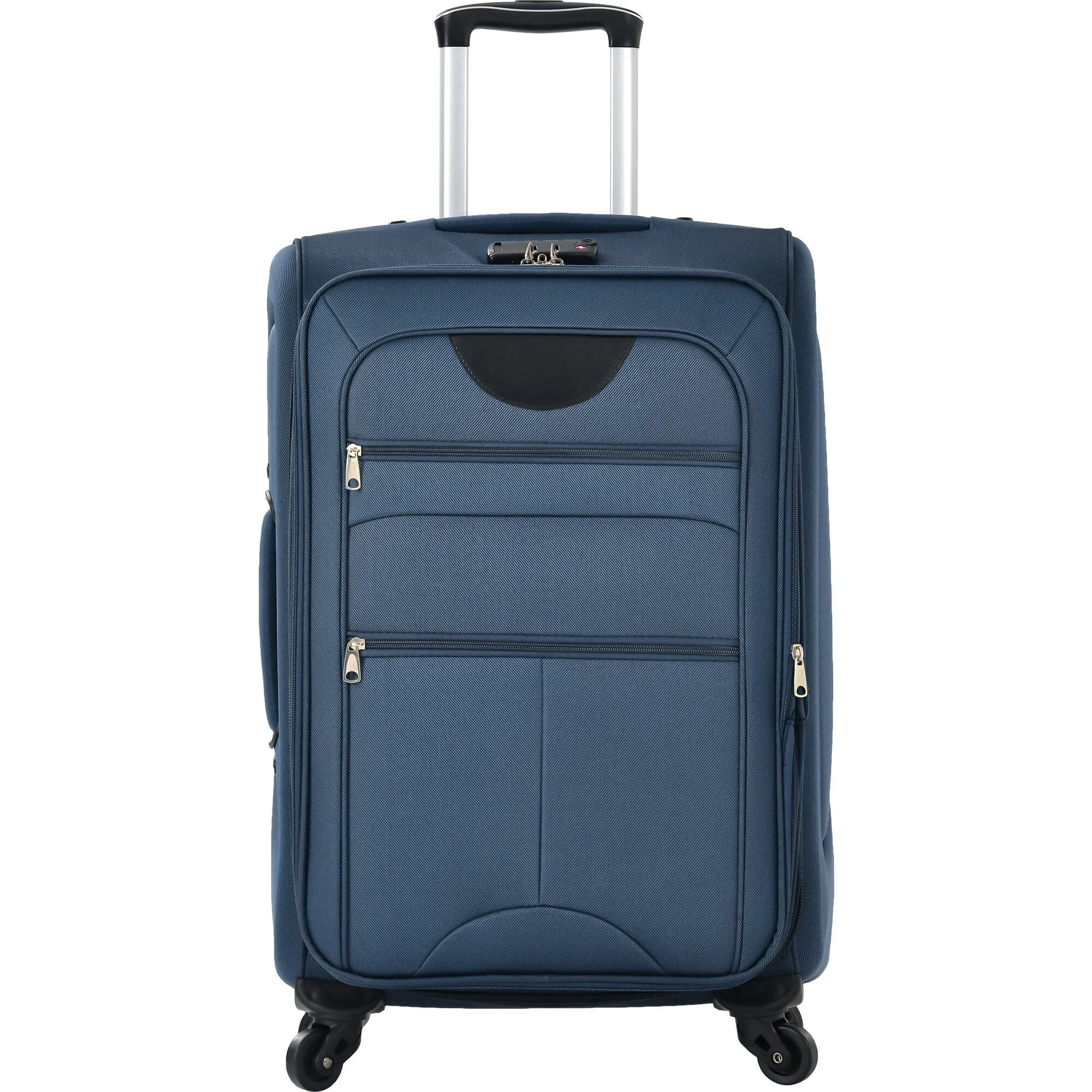 3 Piece Softside Luggage Set with TSA Lock and Spinner Wheels, Expandable Suitcase with Multi-Compartment