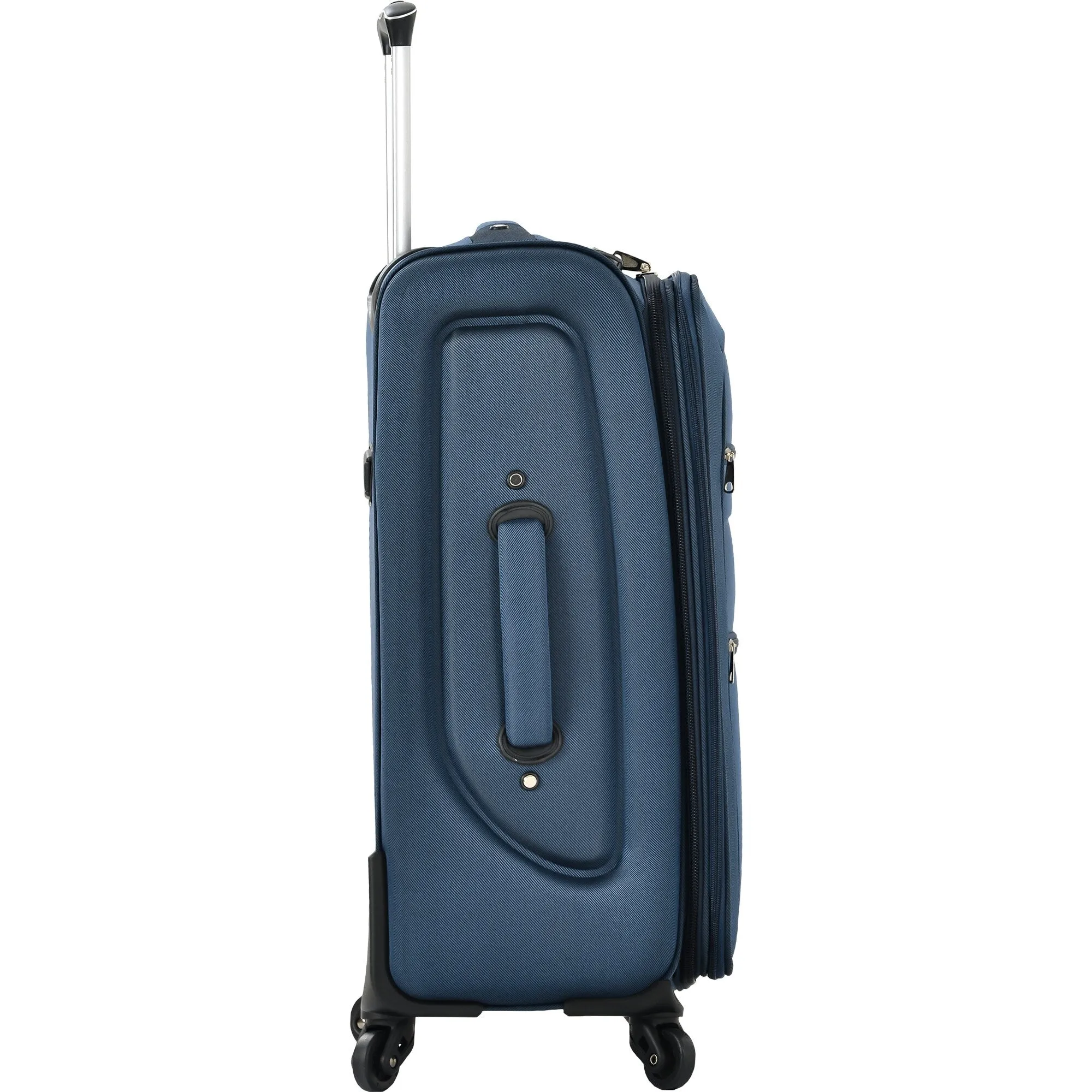 3 Piece Softside Luggage Set with TSA Lock and Spinner Wheels, Expandable Suitcase with Multi-Compartment