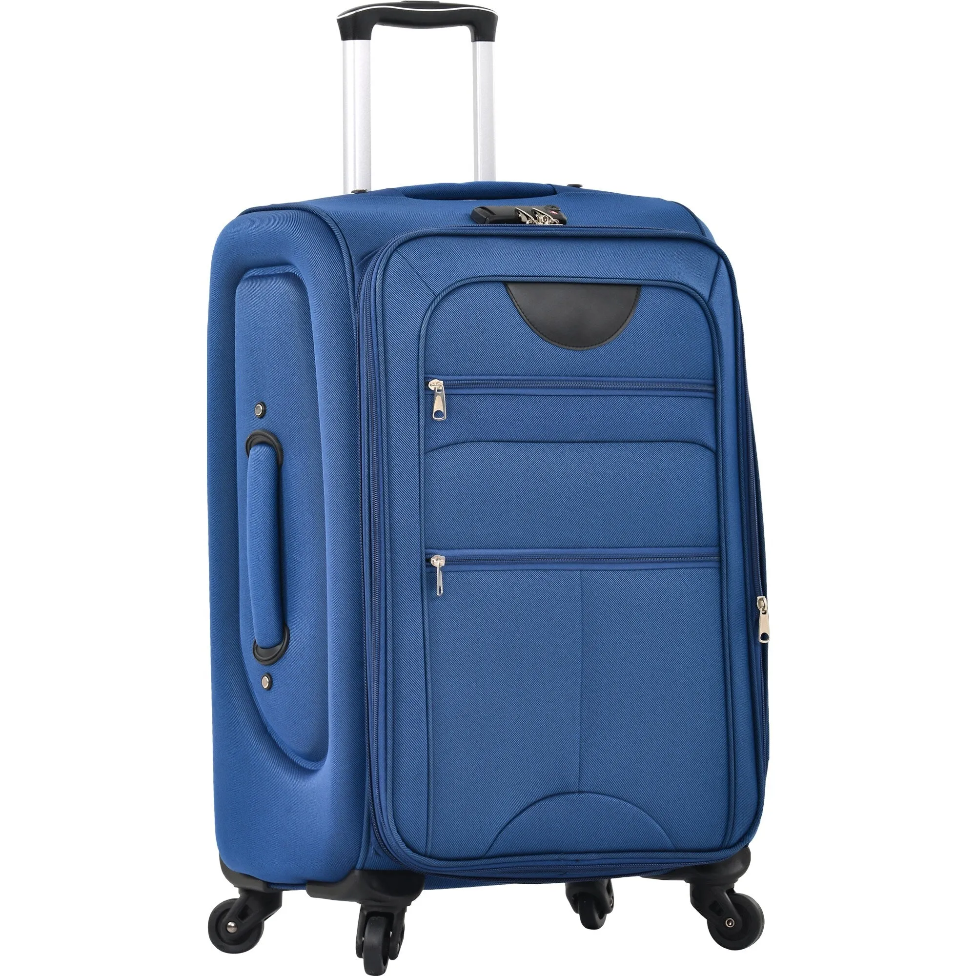 3 Piece Softside Luggage Set with TSA Lock and Spinner Wheels, Expandable Suitcase with Multi-Compartment