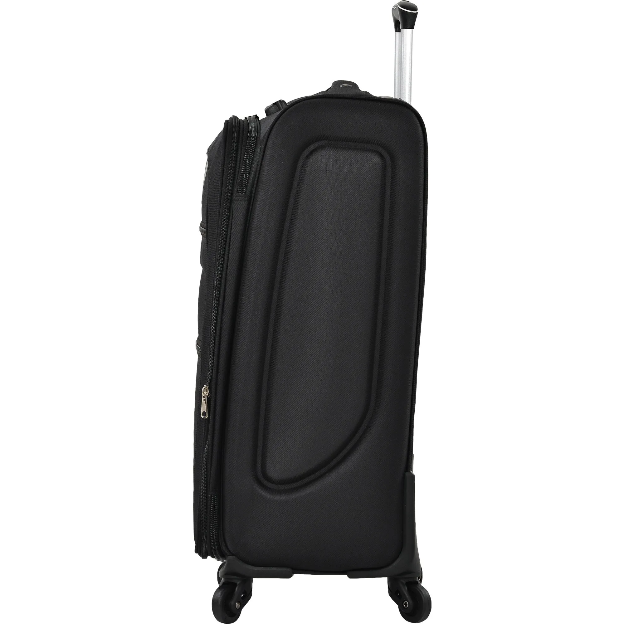 3 Piece Softside Luggage Set with TSA Lock and Spinner Wheels, Expandable Suitcase with Multi-Compartment