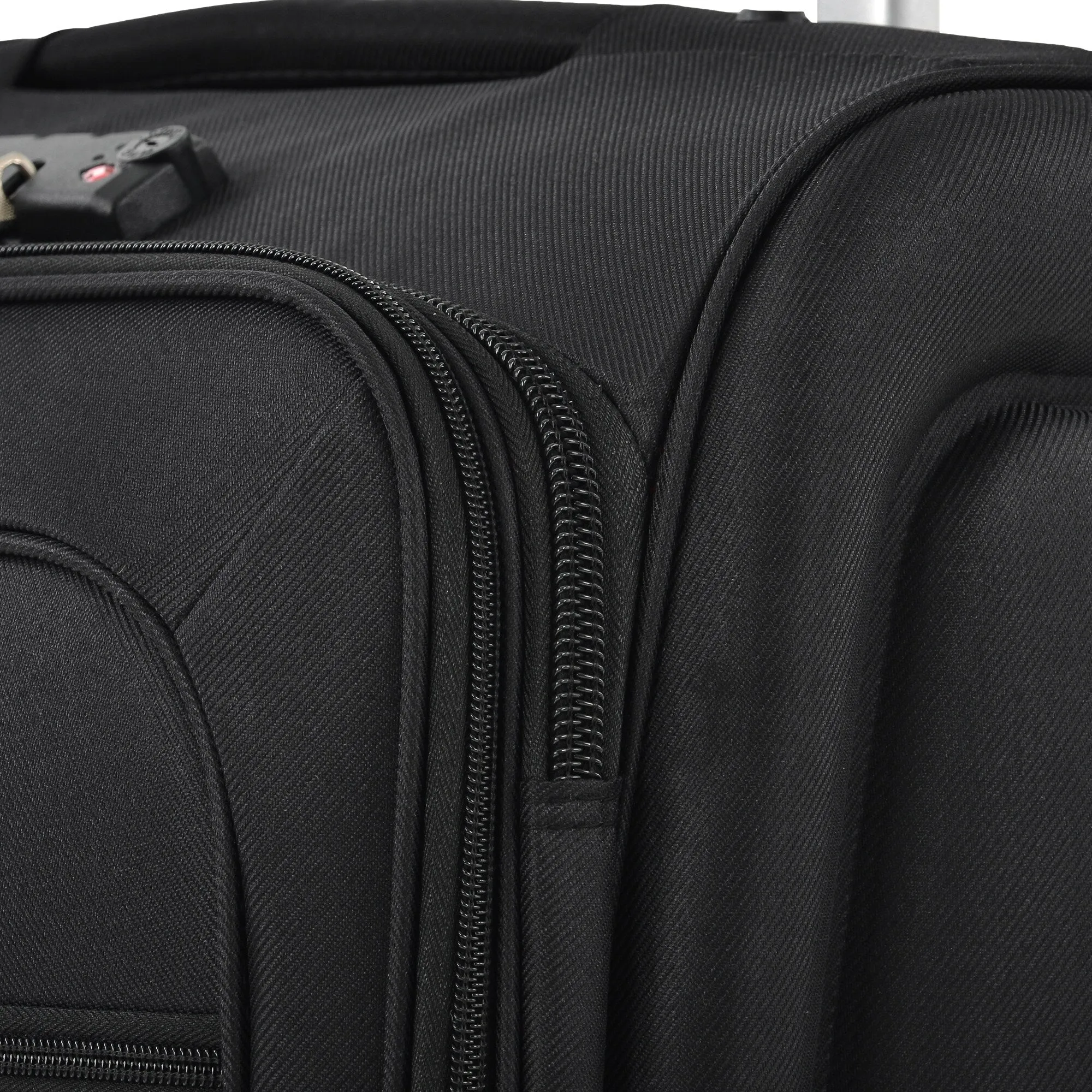 3 Piece Softside Luggage Set with TSA Lock and Spinner Wheels, Expandable Suitcase with Multi-Compartment