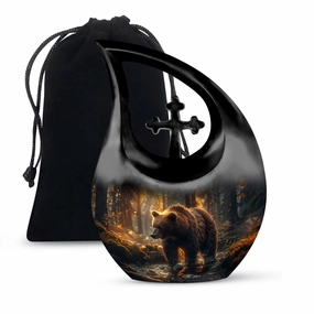Bear Urn, Extra Large Cremation Urn For Human Ashes