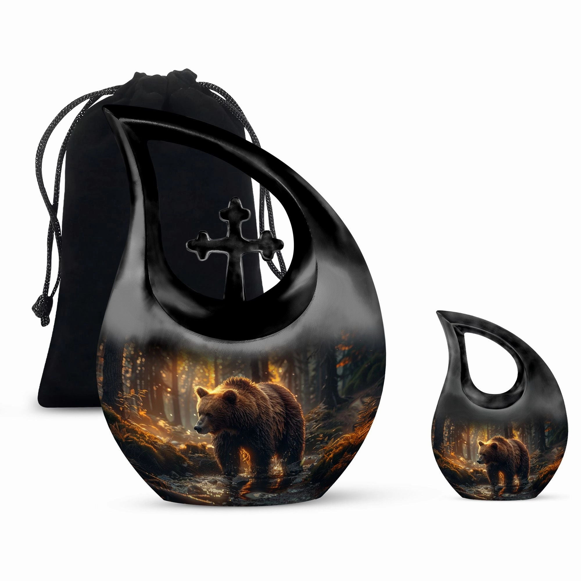 Bear Urn, Extra Large Cremation Urn For Human Ashes