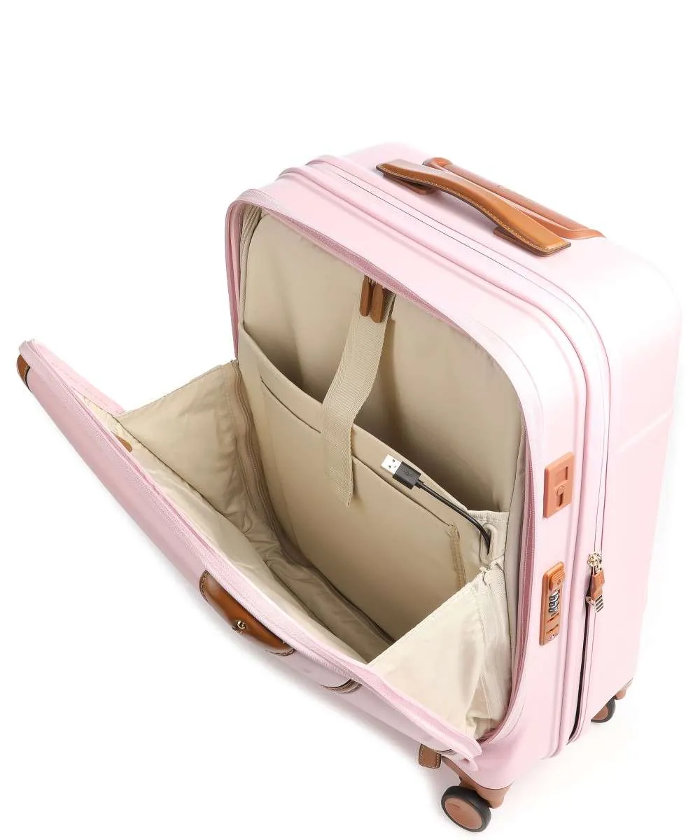 Bellagio 2 Trolley 55cm with Front Pocket - Pink