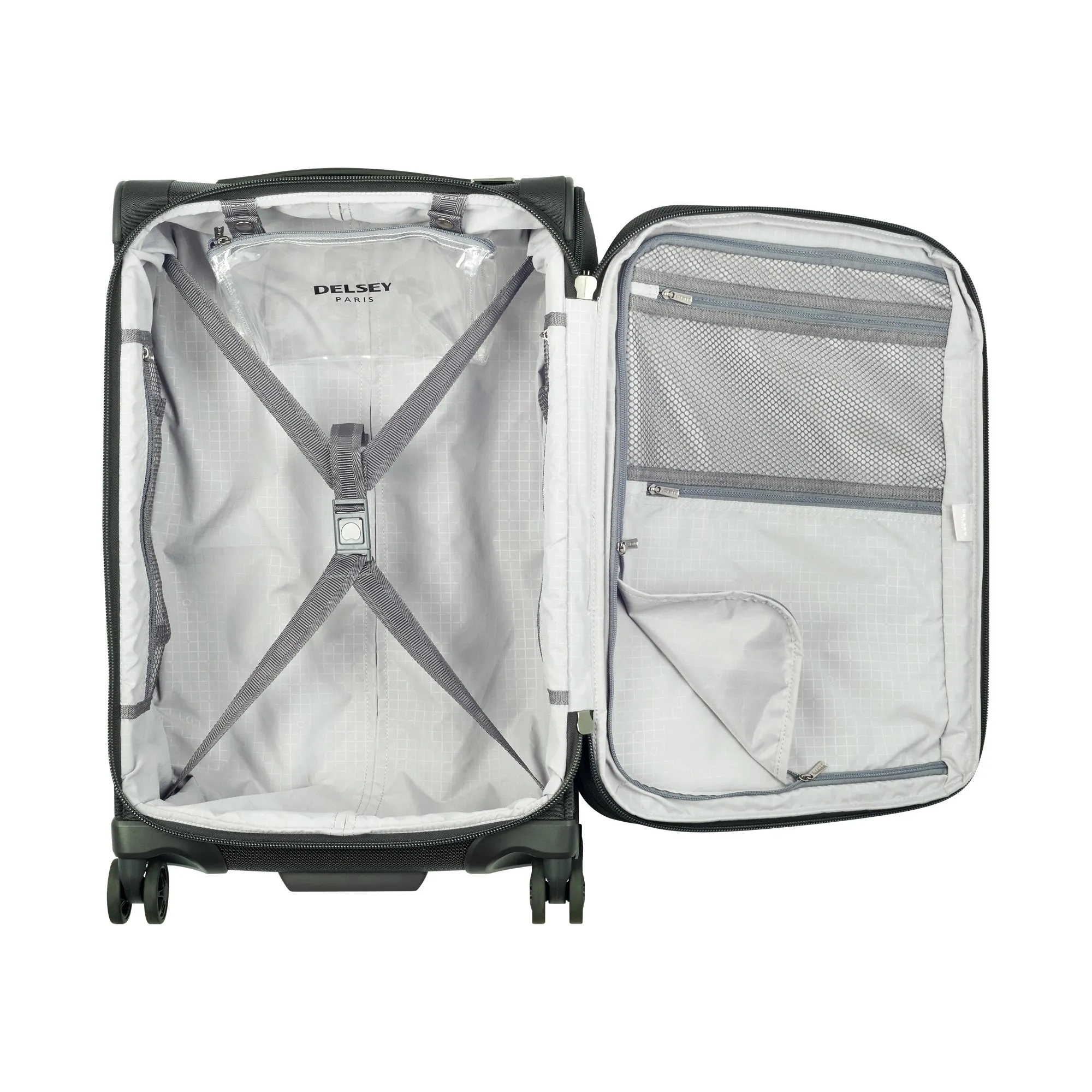 DELSEY Paris Pilot 4.0 Carry-On 4-Wheel Carry-On Luggage