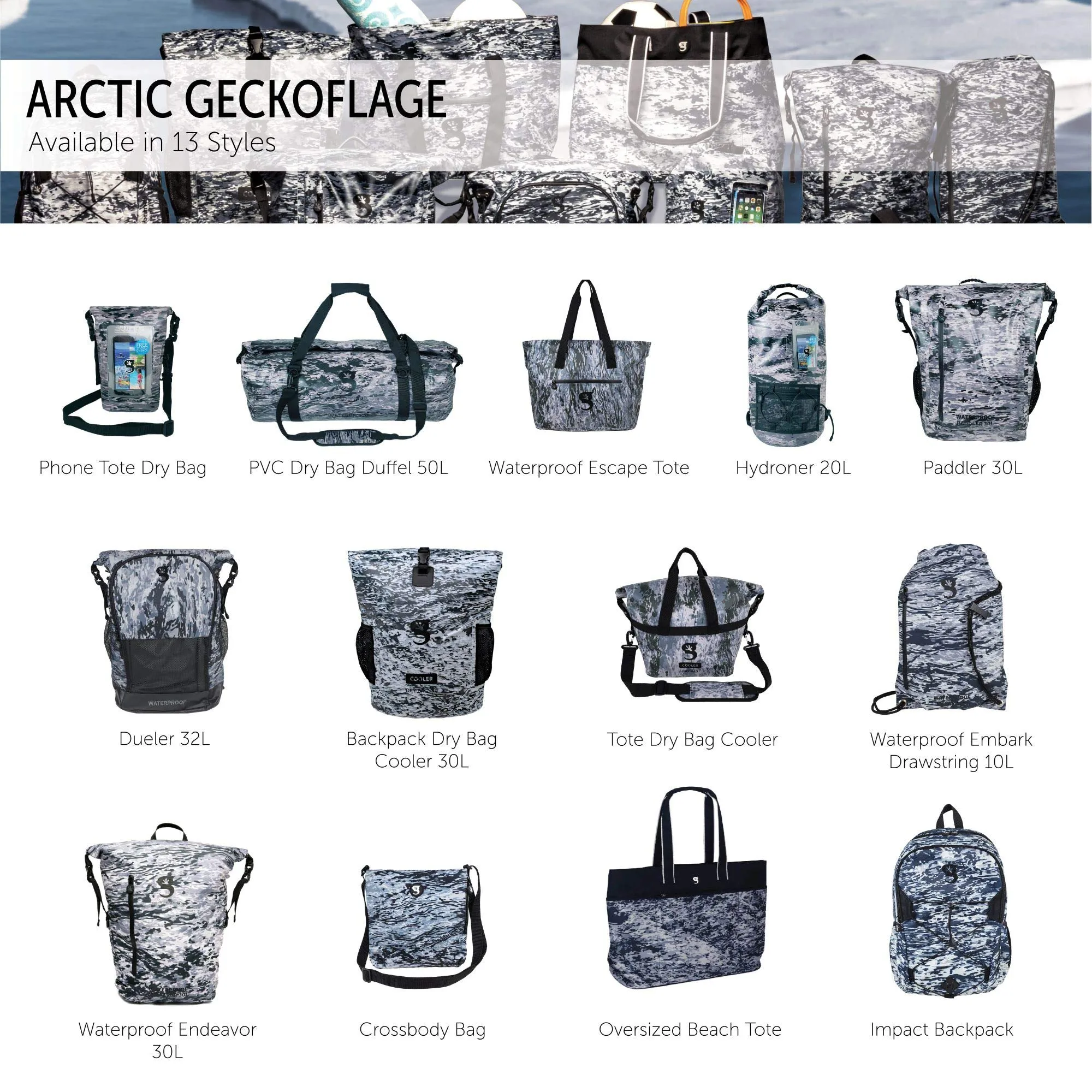 Geckobrands Backpack Dry Bag Cooler