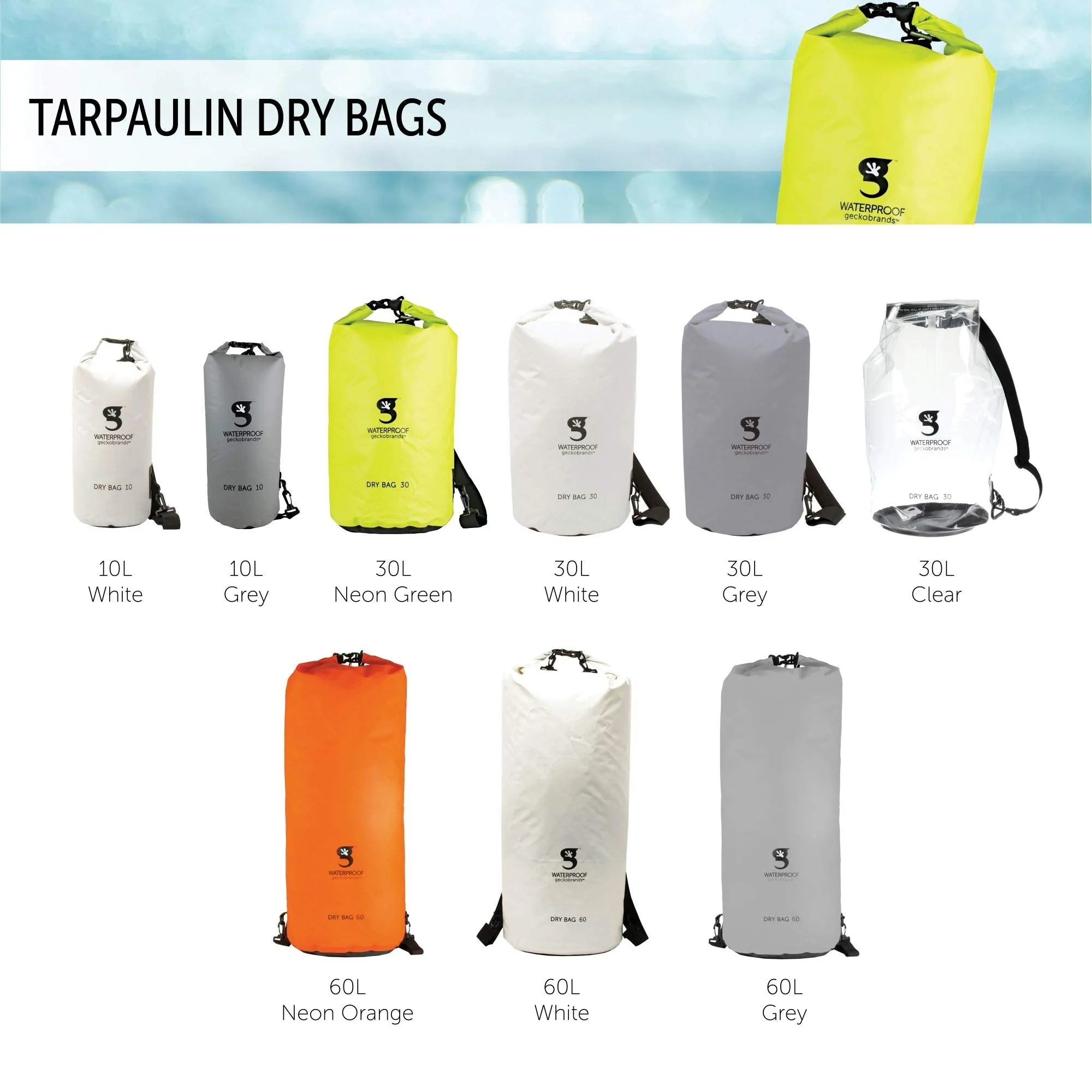 Geckobrands Tarpaulin Dry Bag