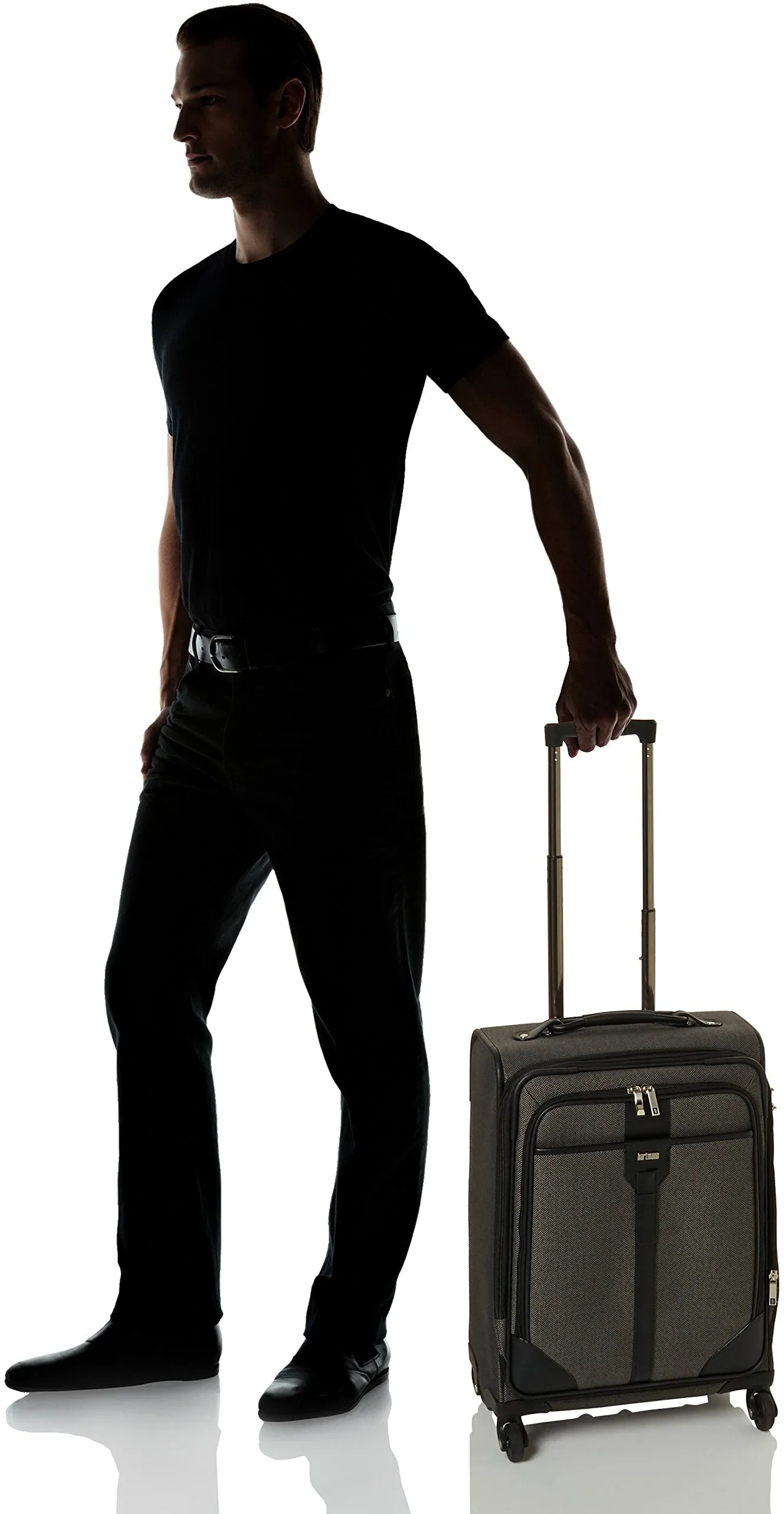 Hartmann Herringbone Luxe 20" 4-Wheel Carry-On Luggage