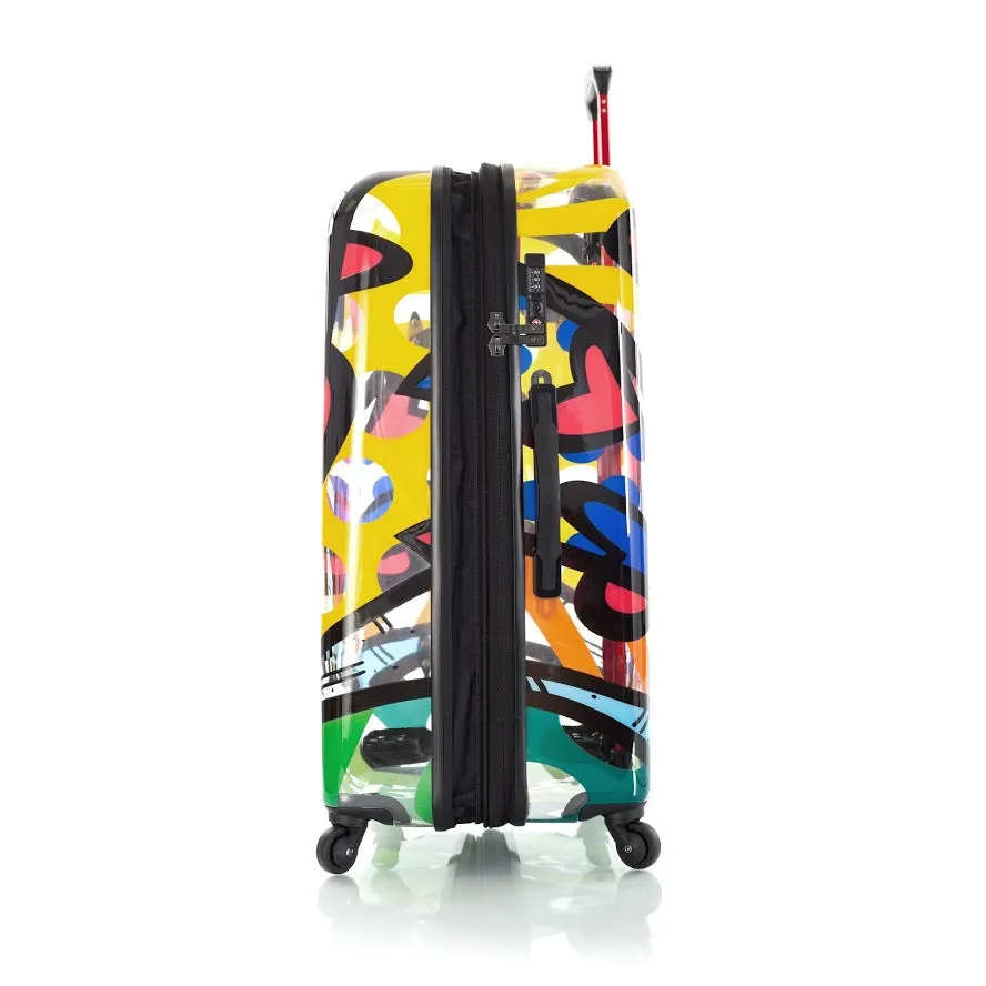 Heys Britto A New Day 3pc Spinner Luggage Set Transparent