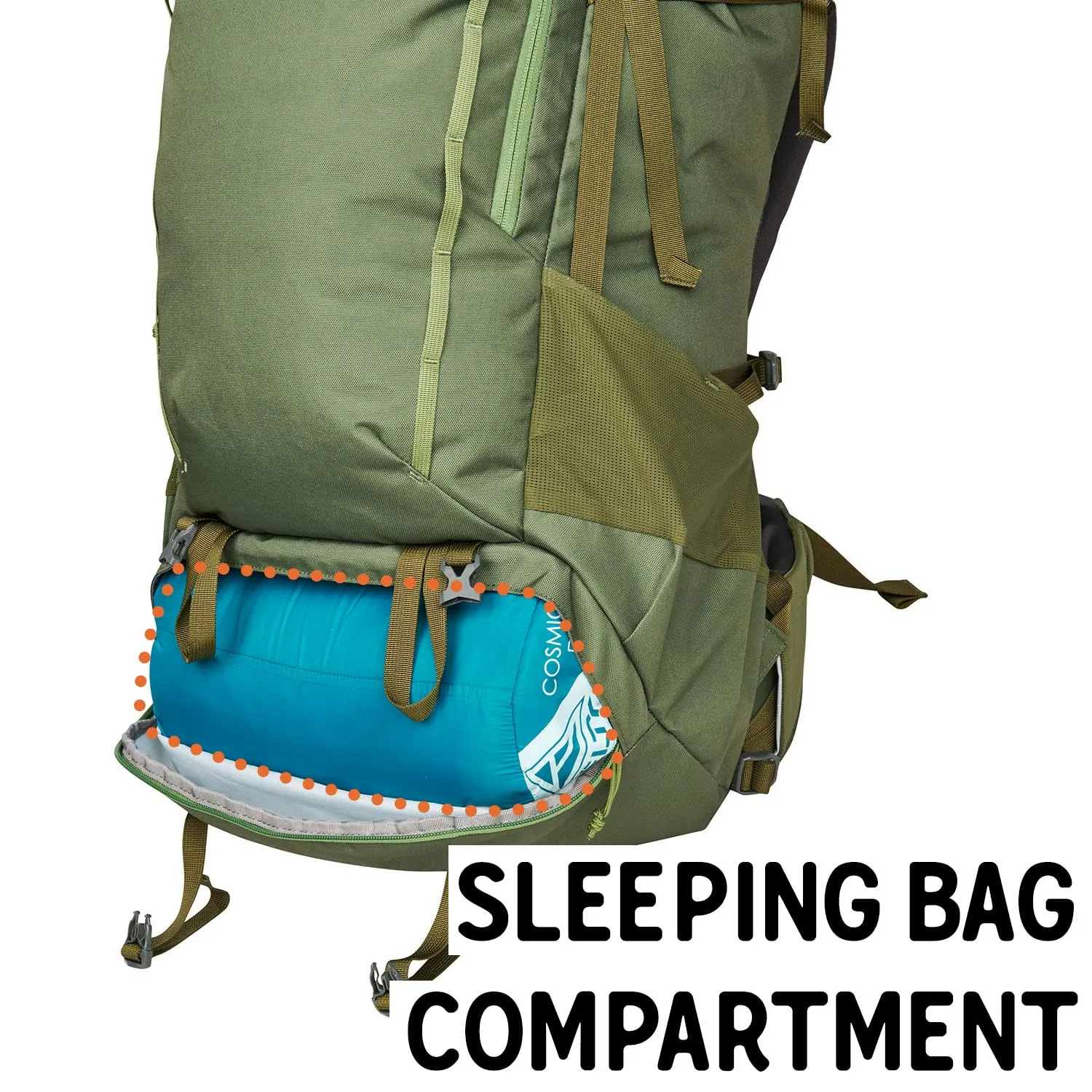 Kelty Asher Day Hiking Pack, 65L