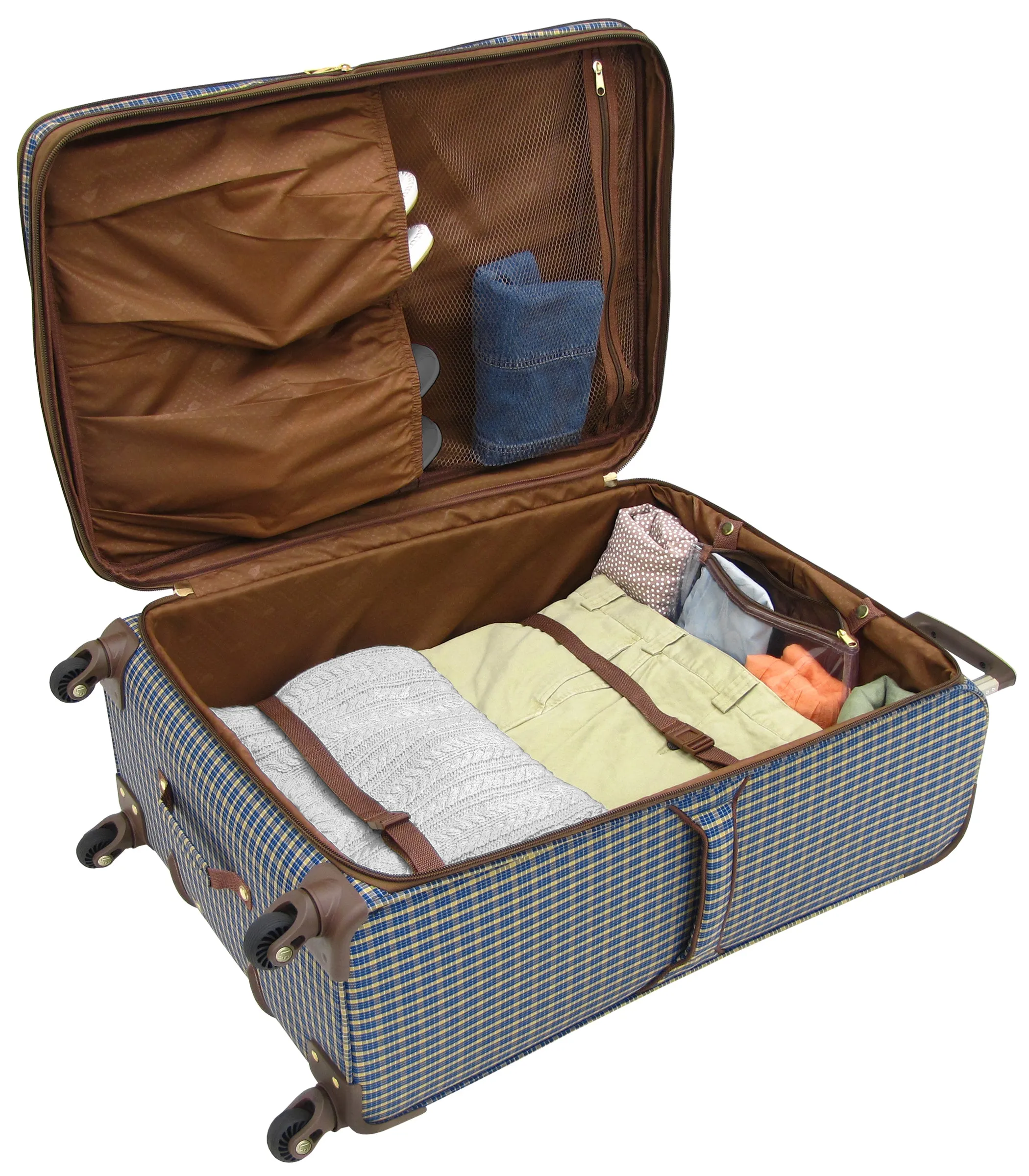 London Fog Kensington 25" 4-Wheel Medium Luggage
