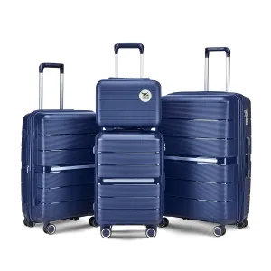 Luggage Sets 4 Piece(14/20/24/28) PP Lightweight & Durable Expandable Suitcase Set