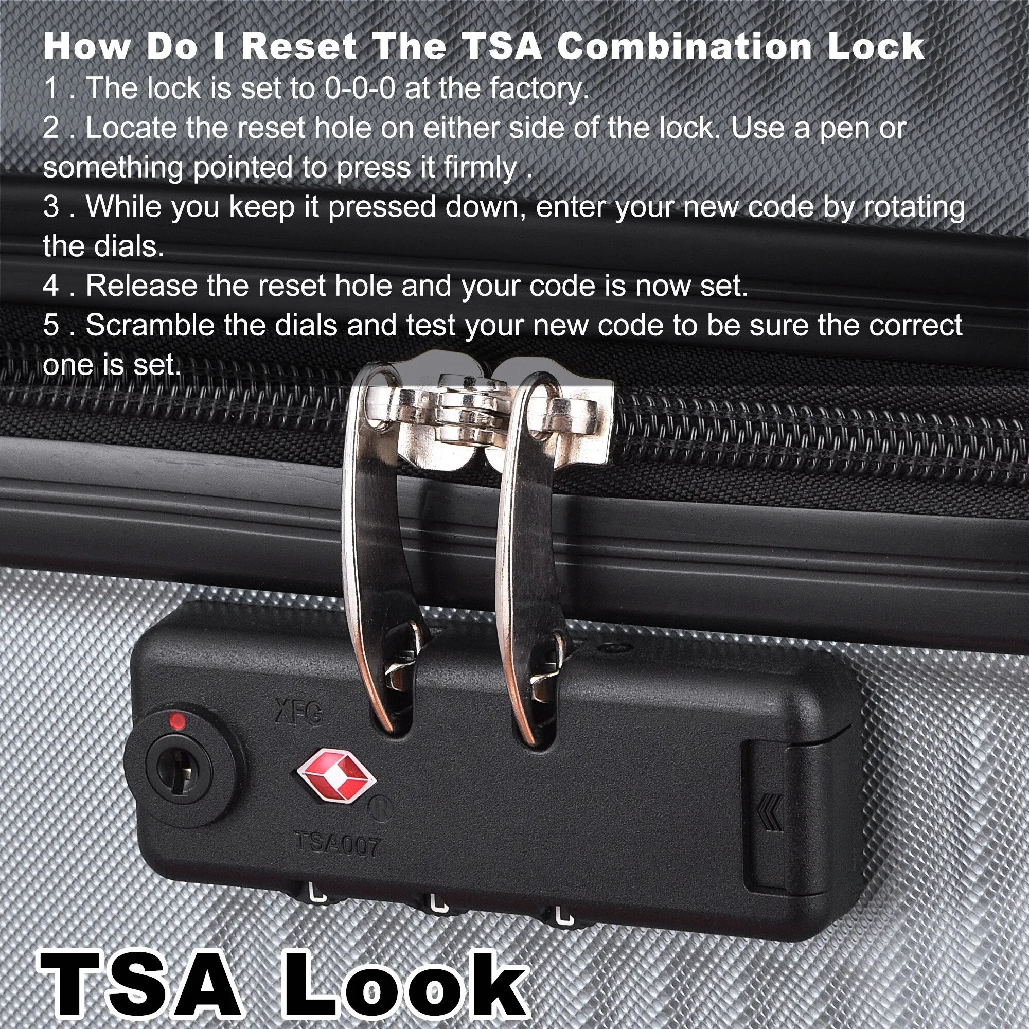 Luggage Sets Expandable ABS Suitcase Double Wheels TSA Lock, 3-Piece
