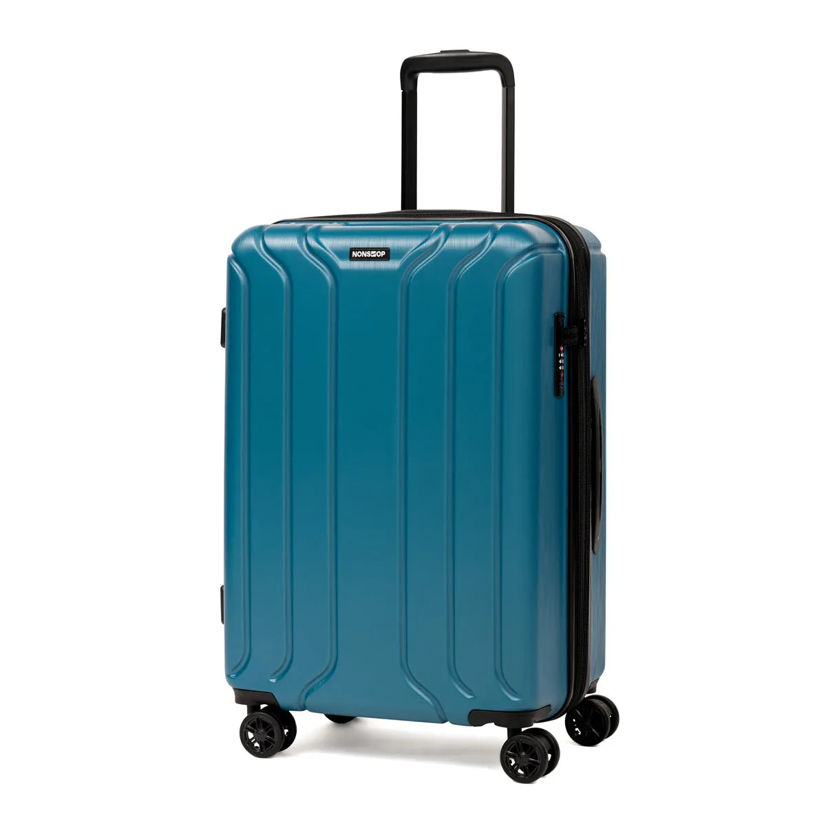 NONSTOP New York 3-Piece Expandable Spinner Luggage Set with Powerbank & 3-Piece Packing Cube Set
