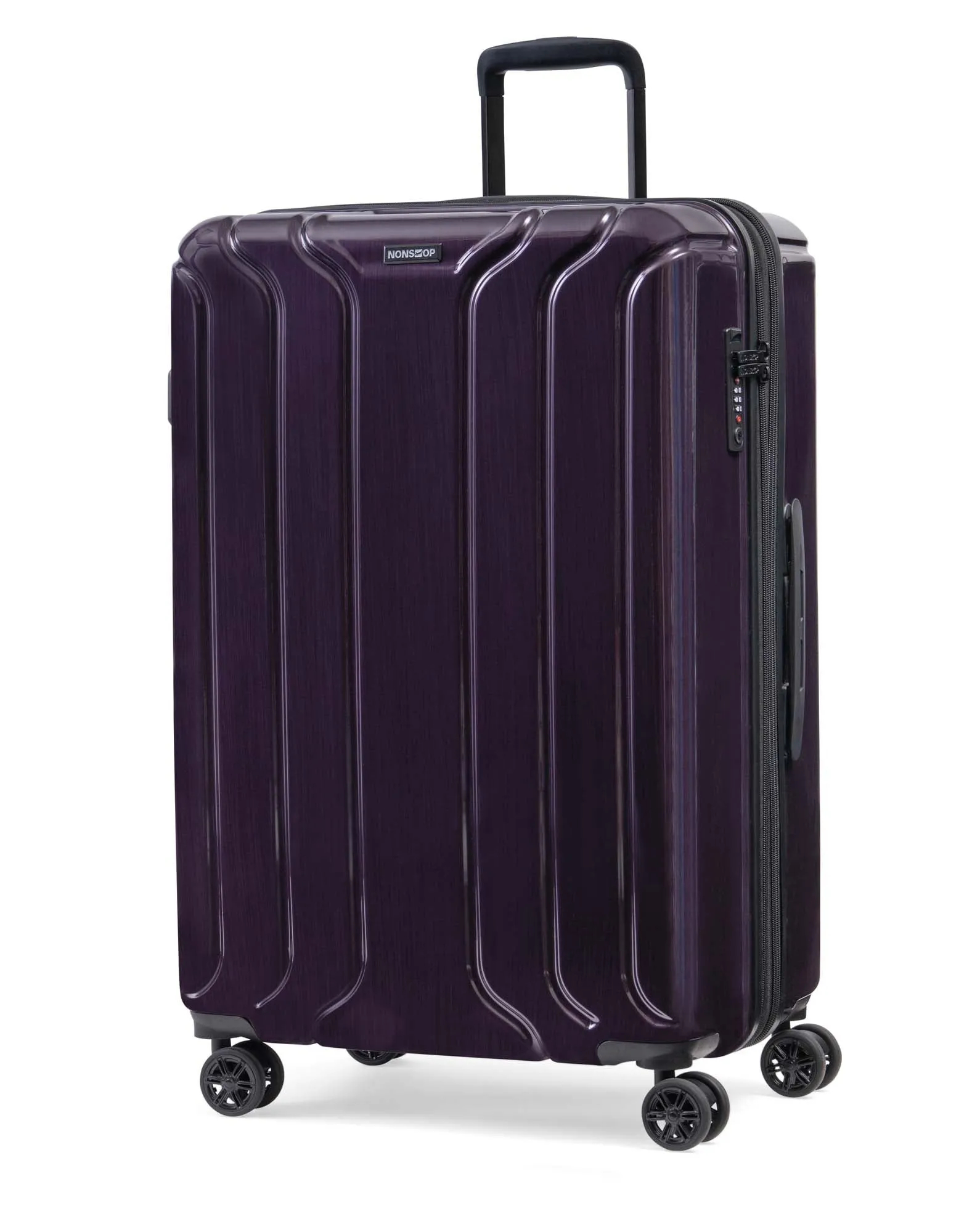 NONSTOP New York Elite 3-Piece Expandable Spinner Luggage Set with Powerbank & 3-Piece Packing Cube Set
