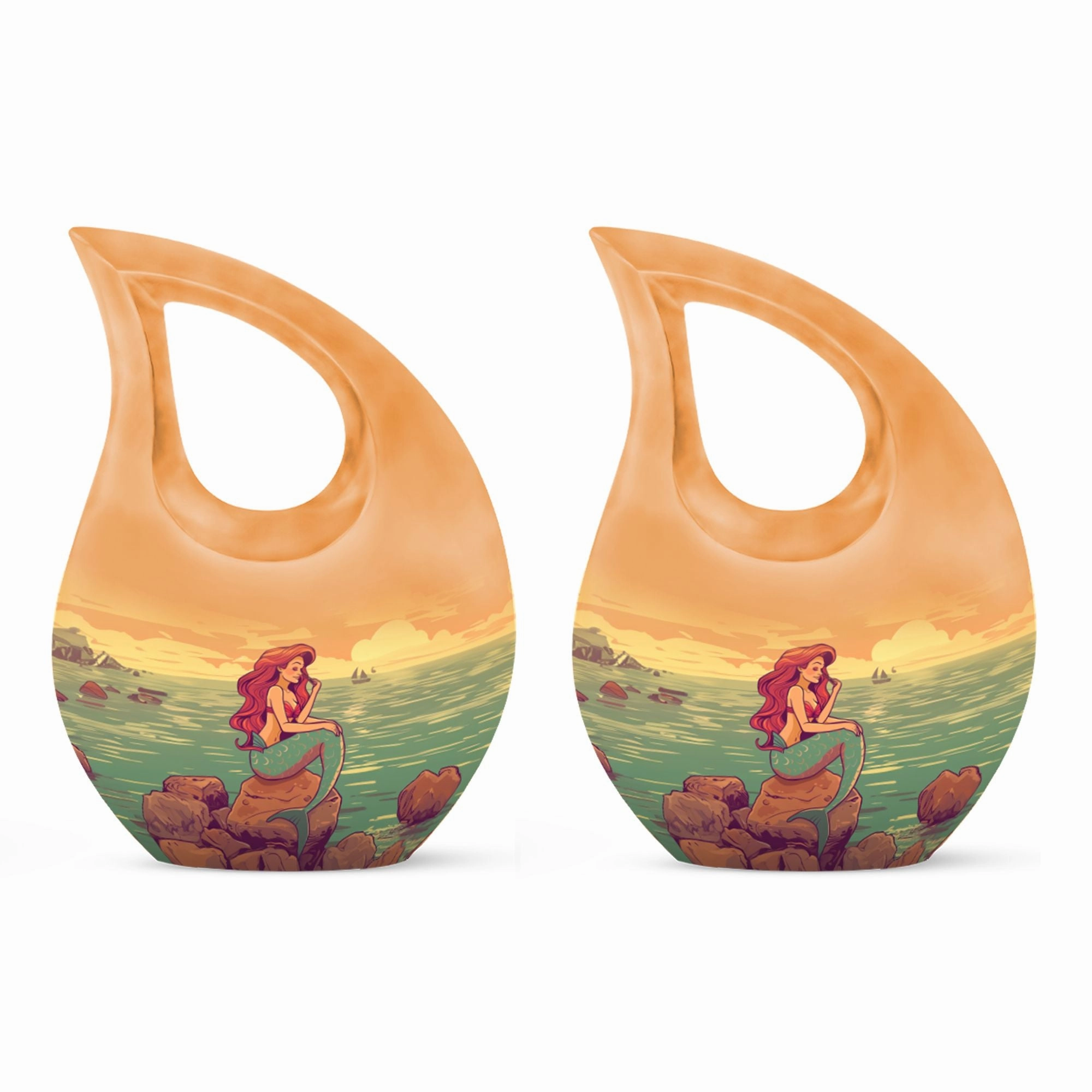 Oceanic Serenity: Mermaid Urn - A Lasting Funeral For Mom Ashes