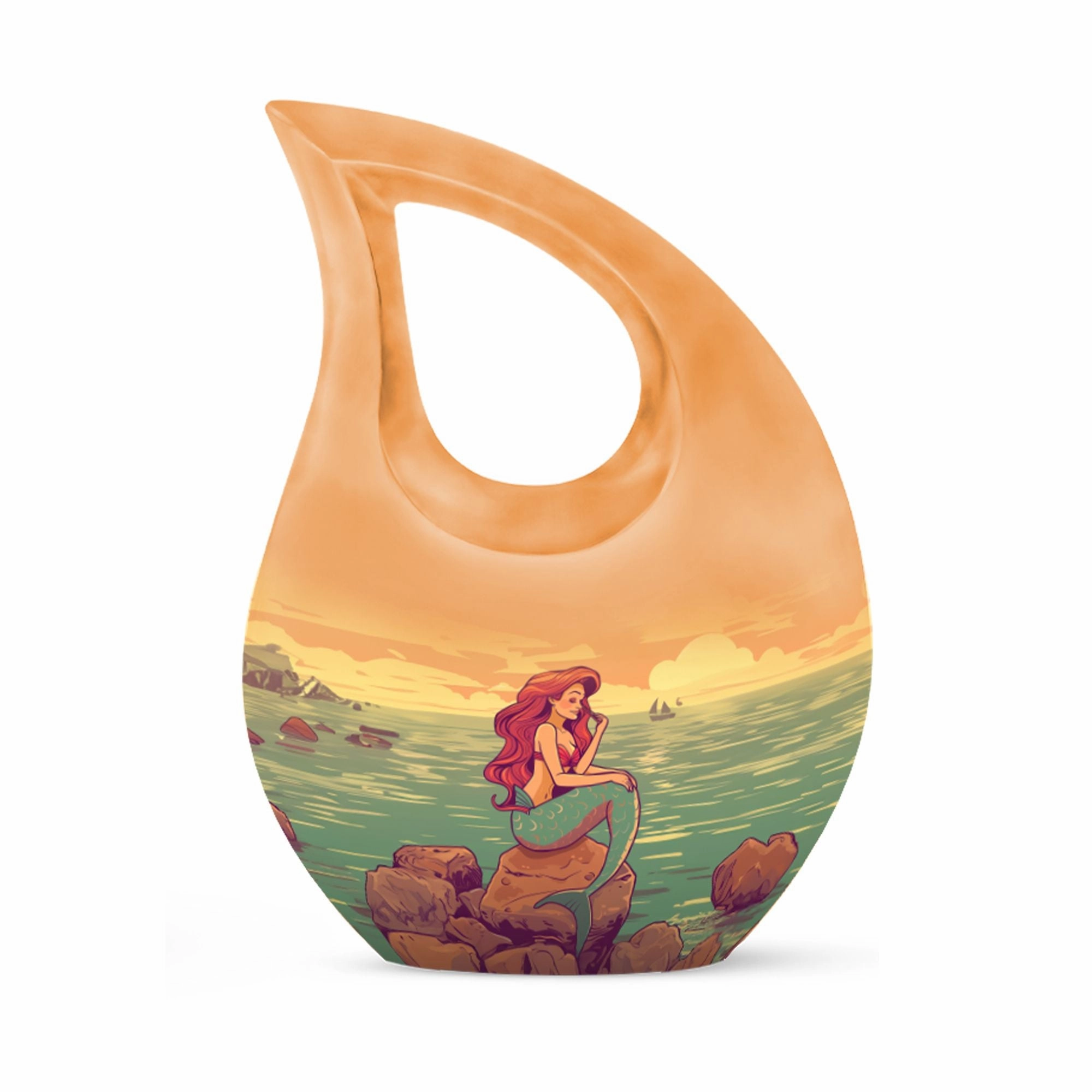 Oceanic Serenity: Mermaid Urn - A Lasting Funeral For Mom Ashes