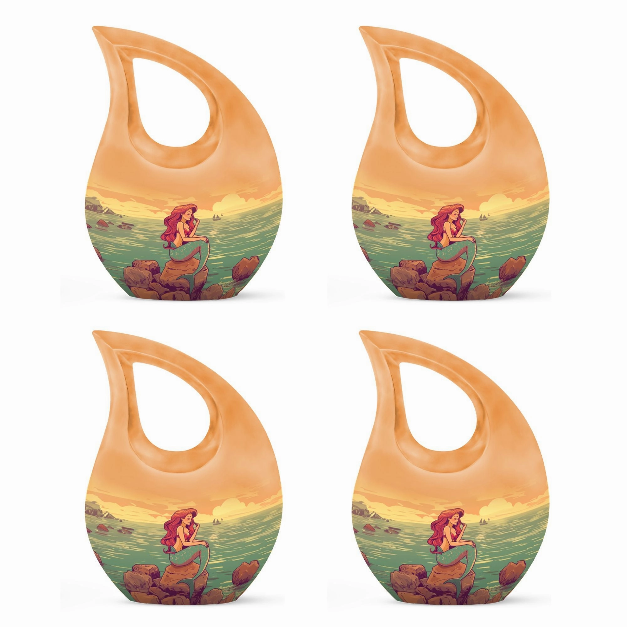 Oceanic Serenity: Mermaid Urn - A Lasting Funeral For Mom Ashes