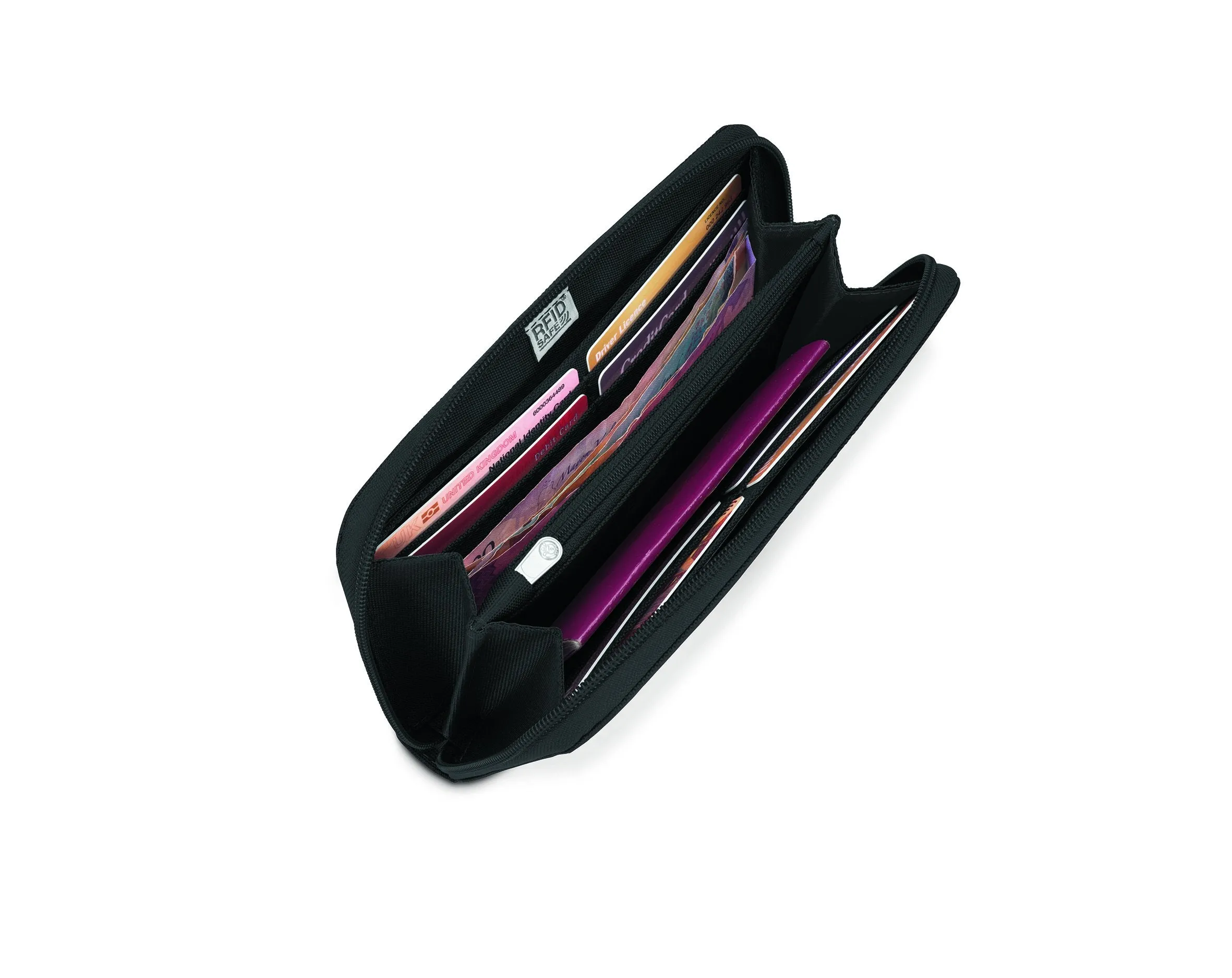 Pacsafe RFIDsafe LX250 Anti-Theft RFID Blocking Zippered Travel Wallet