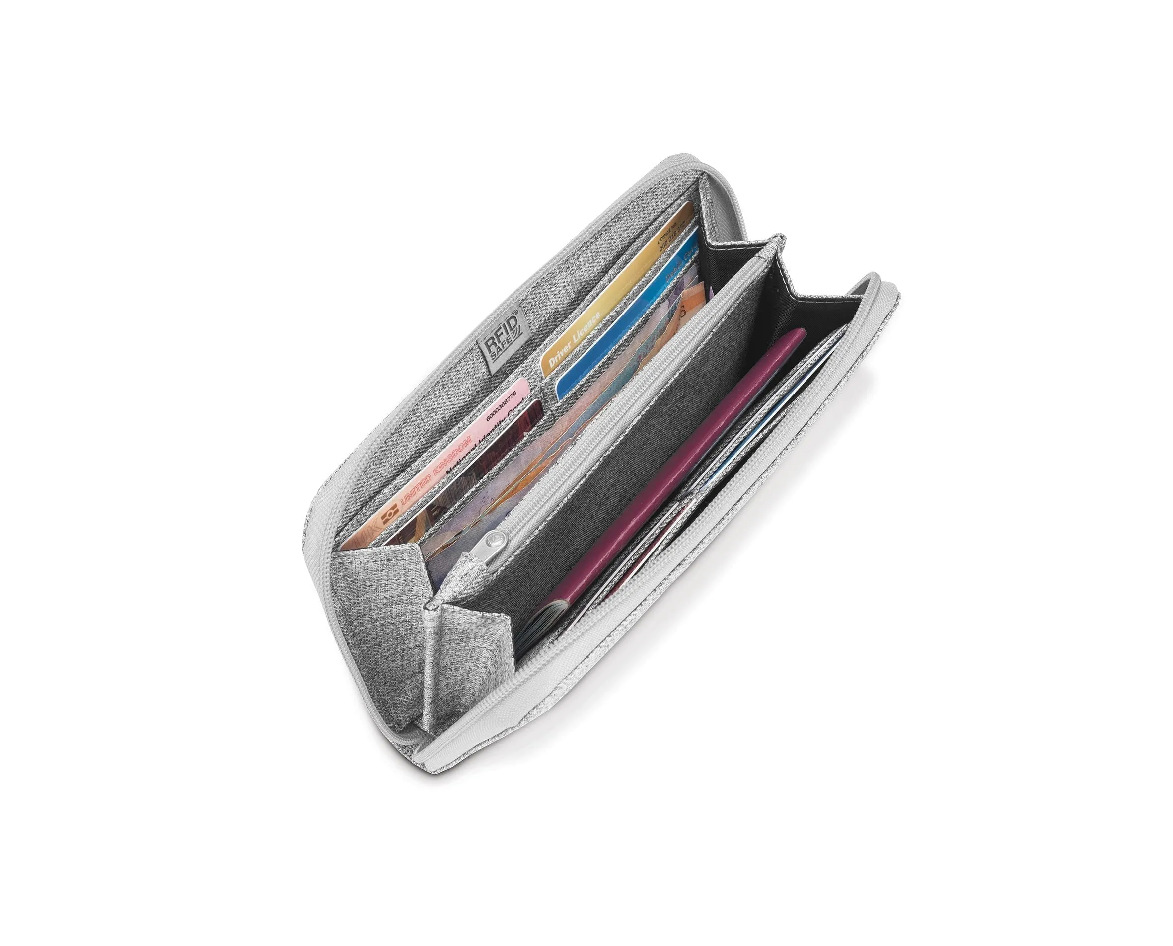 Pacsafe RFIDsafe LX250 Anti-Theft RFID Blocking Zippered Travel Wallet