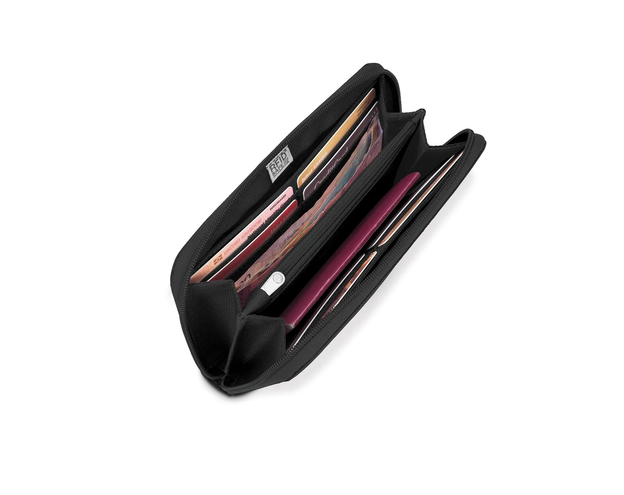 Pacsafe RFIDsafe LX250 Anti-Theft RFID Blocking Zippered Travel Wallet