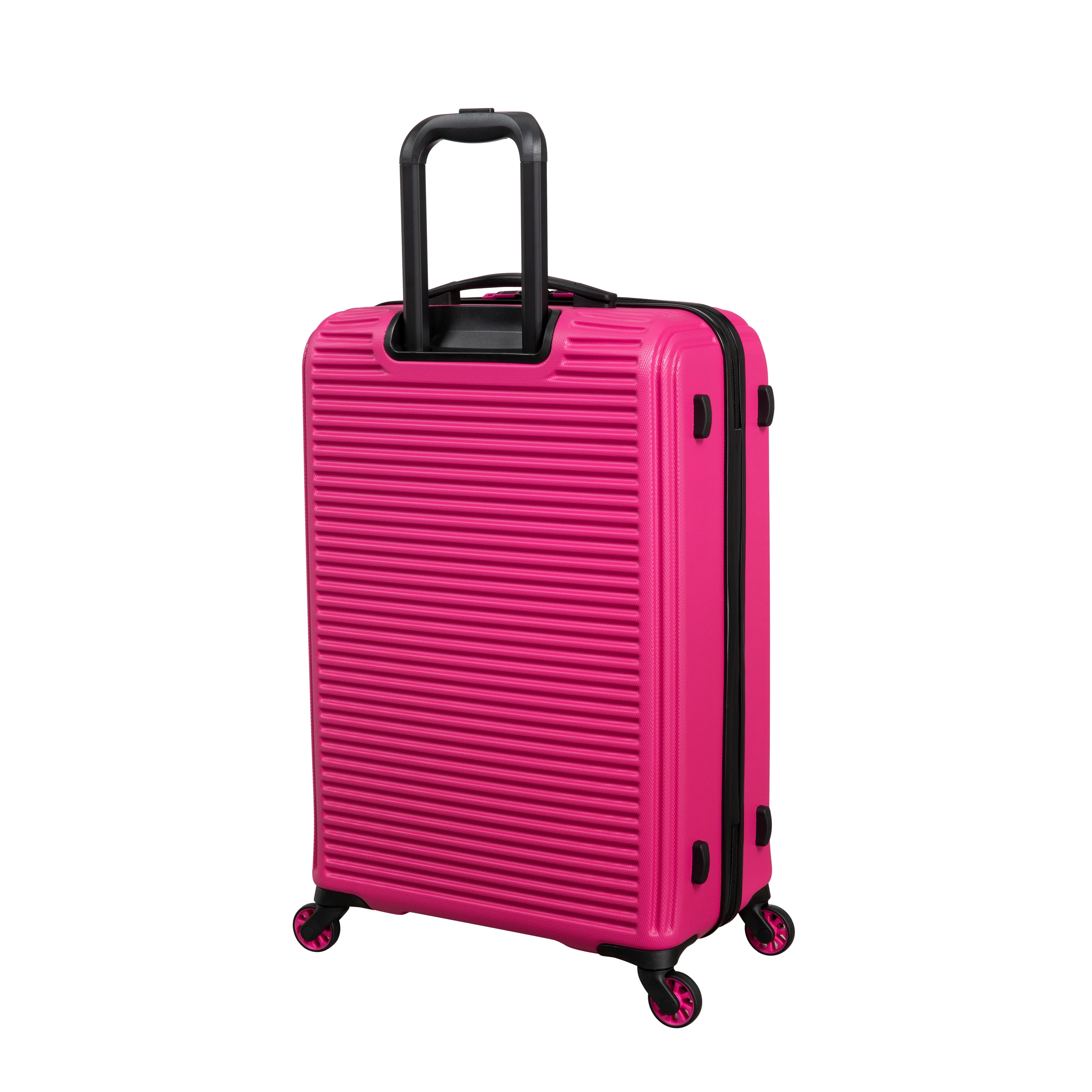 Shutter 27" Hardside Checked 4 Wheel Spinner (Pink Yarrow)