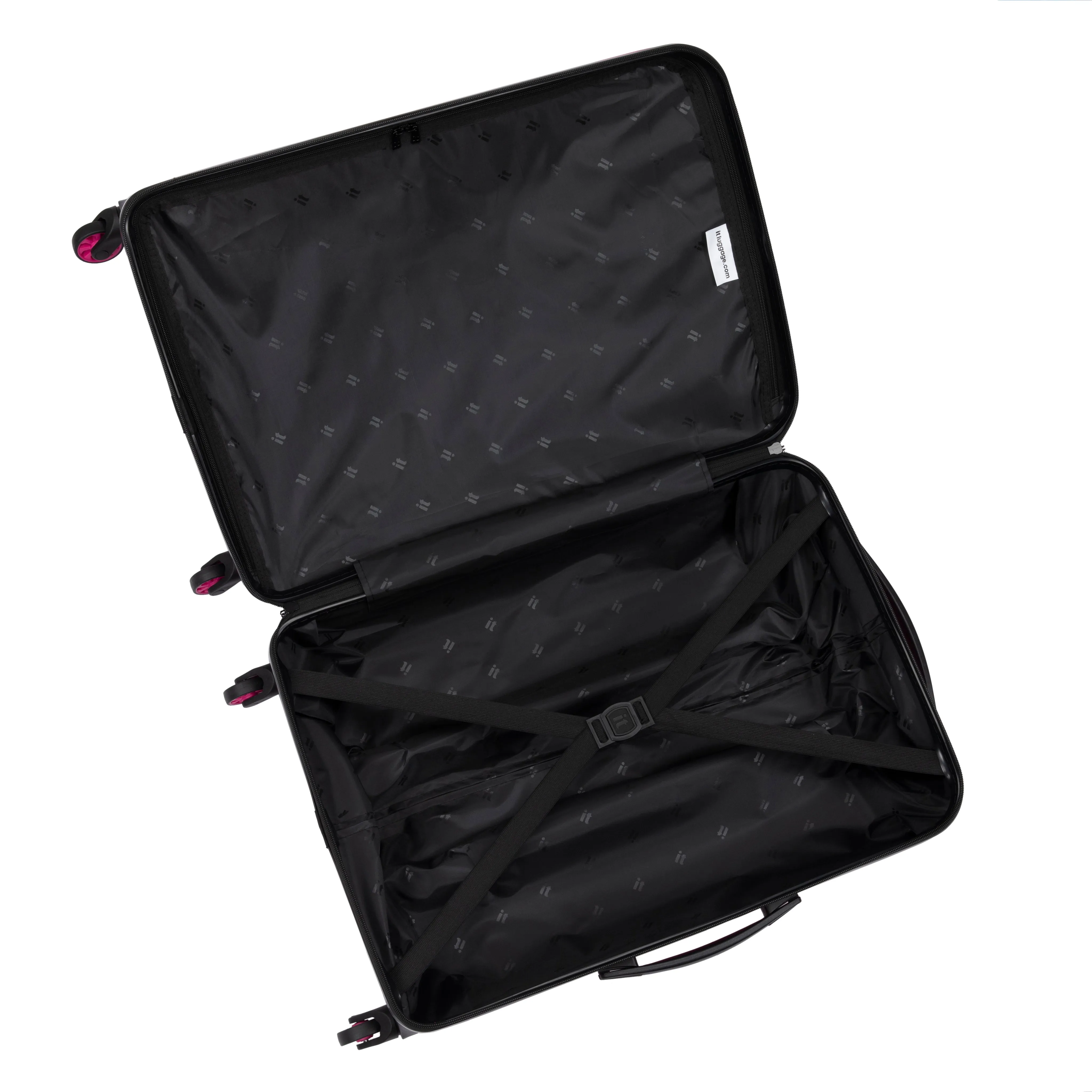 Shutter 27" Hardside Checked 4 Wheel Spinner (Pink Yarrow)
