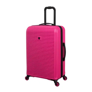 Shutter 27" Hardside Checked 4 Wheel Spinner (Pink Yarrow)