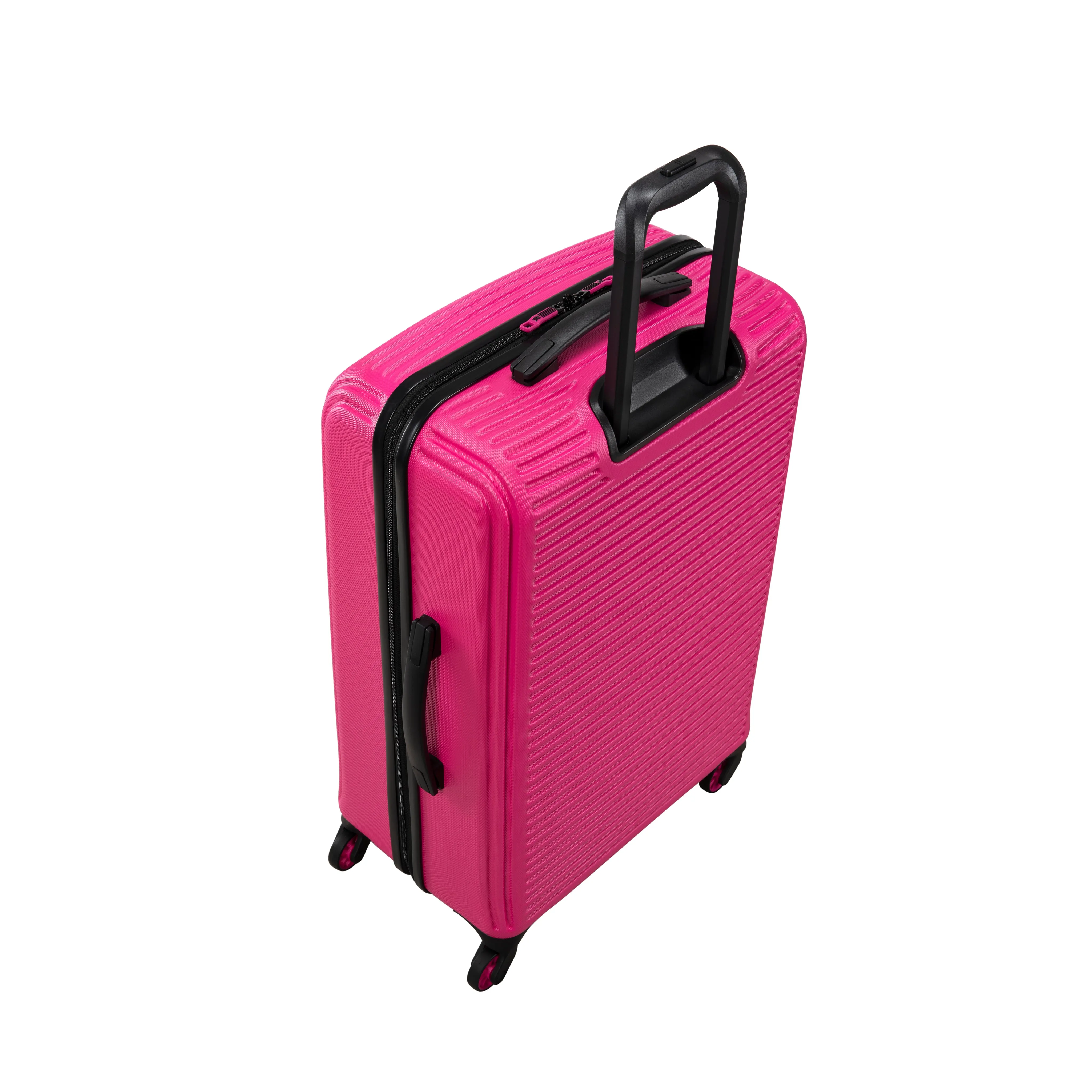 Shutter 27" Hardside Checked 4 Wheel Spinner (Pink Yarrow)