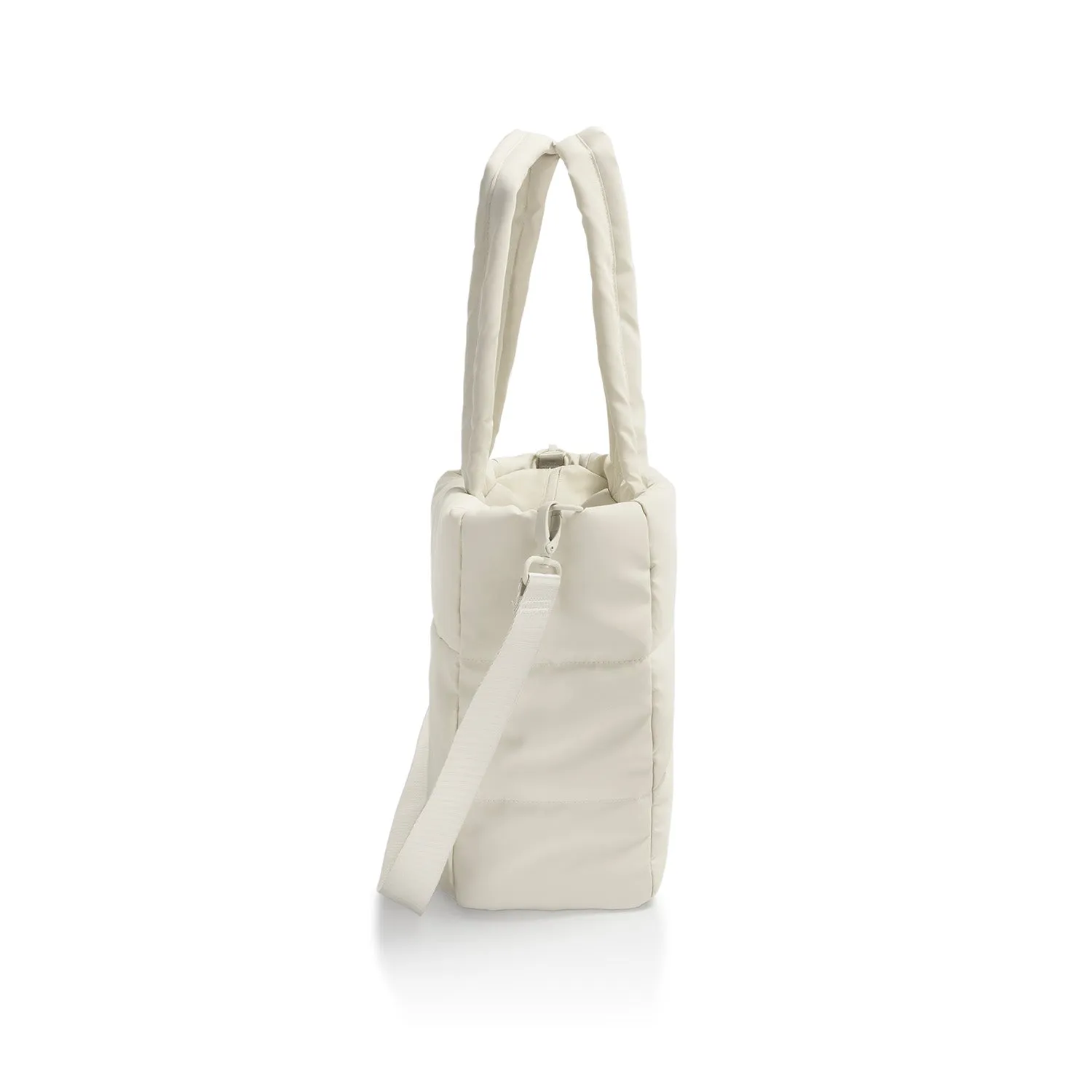 The Puffer Travel Tote - Off White