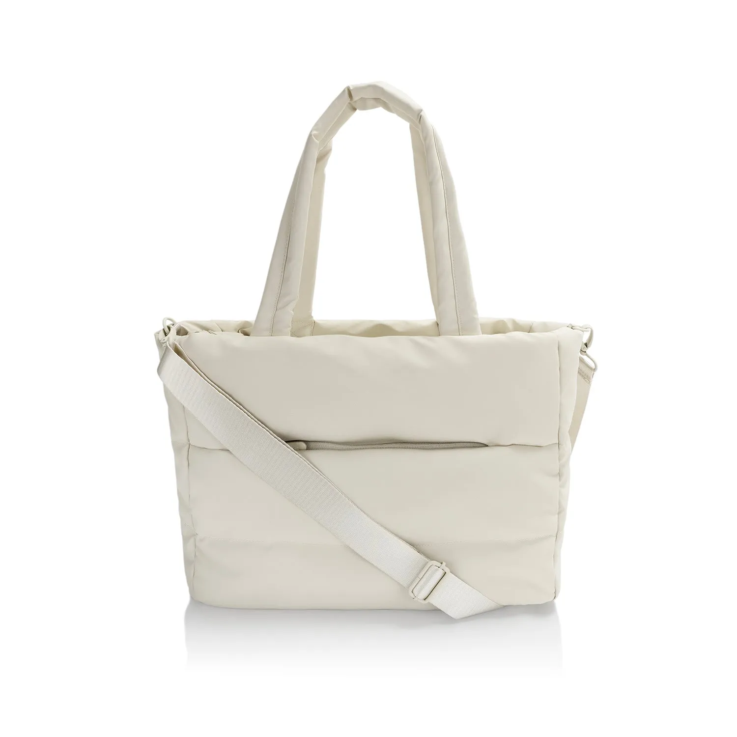 The Puffer Travel Tote - Off White