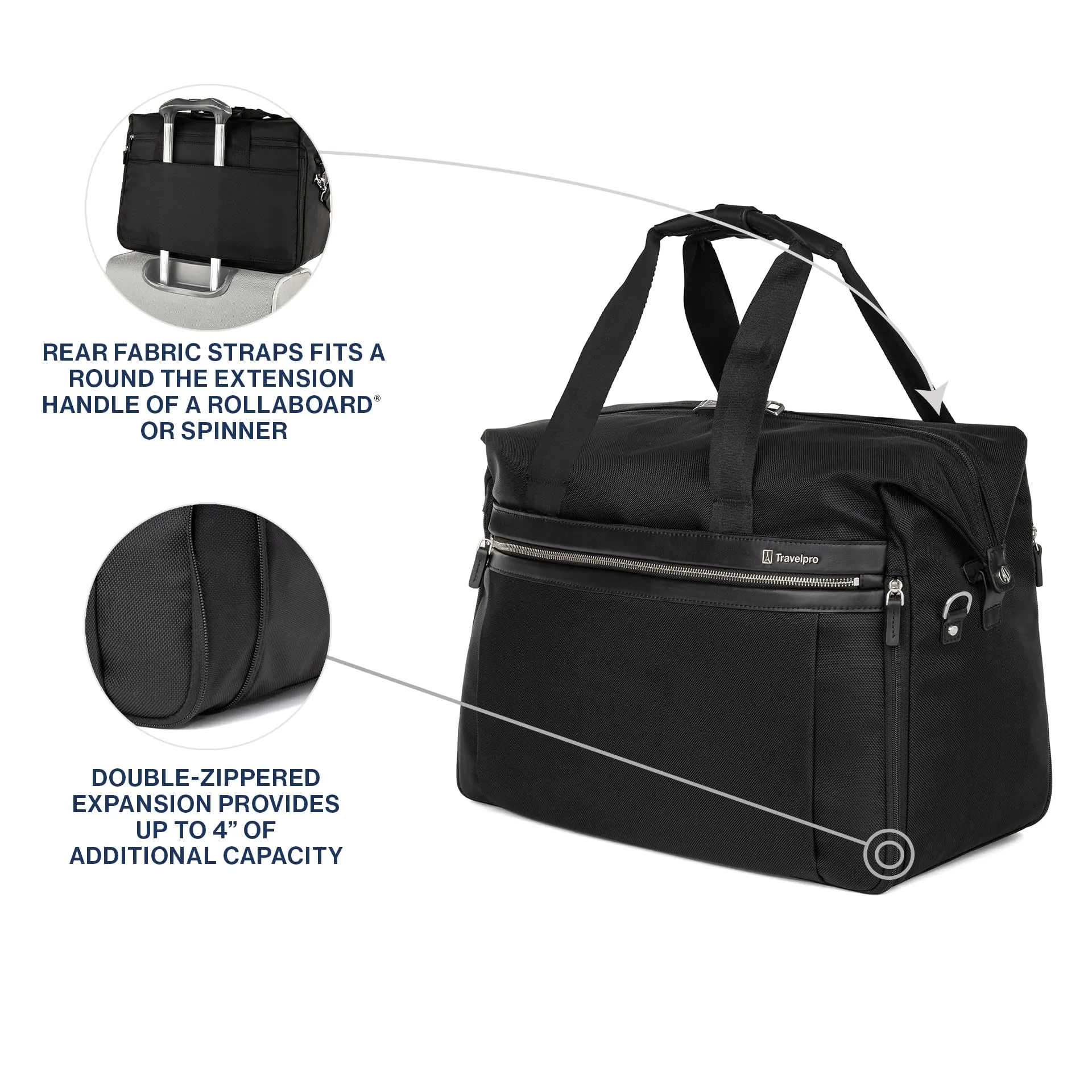 Travelpro Platinum Elite Carry on Soft Travel Duffel Bag (19 Inch)