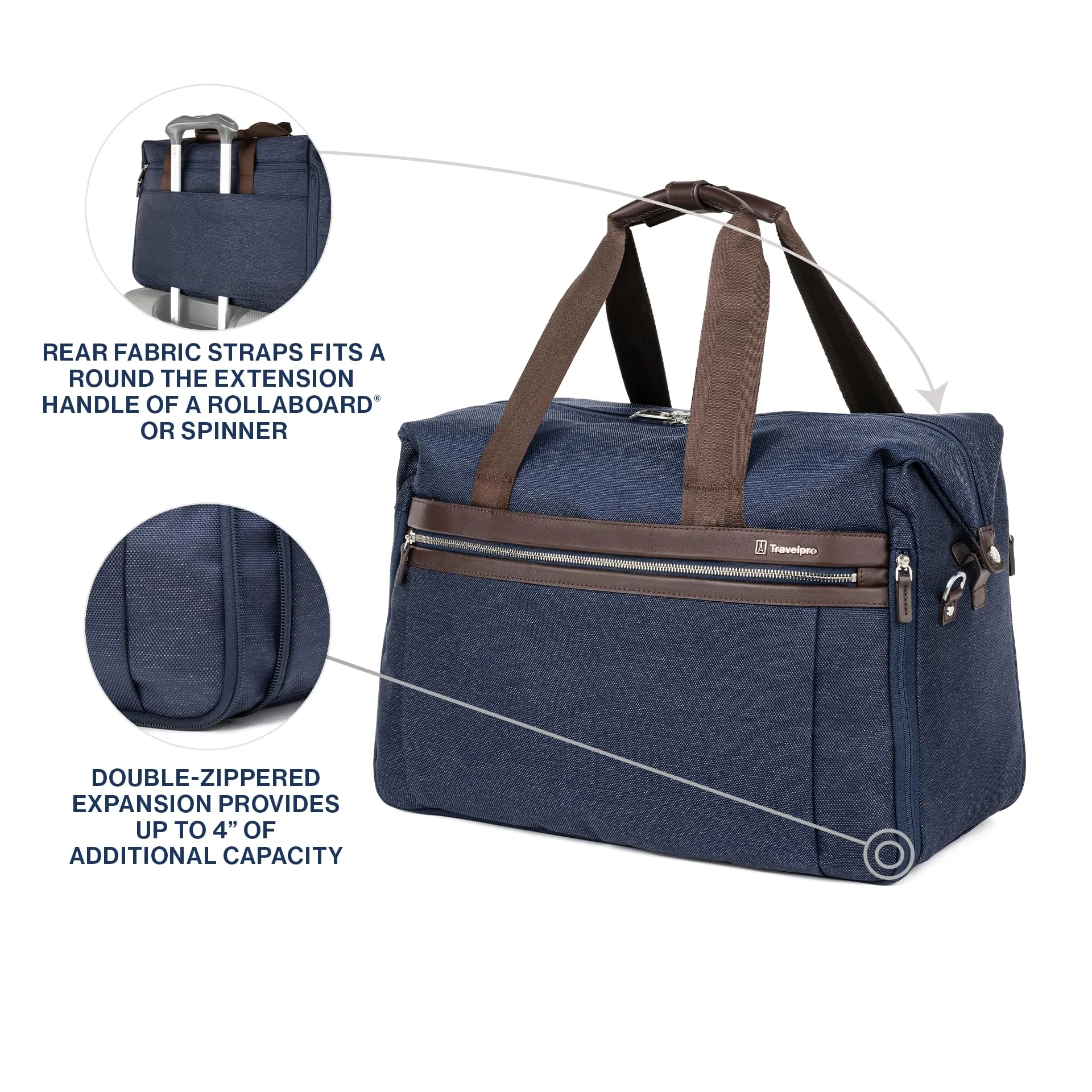 Travelpro Platinum Elite Carry on Soft Travel Duffel Bag (19 Inch)