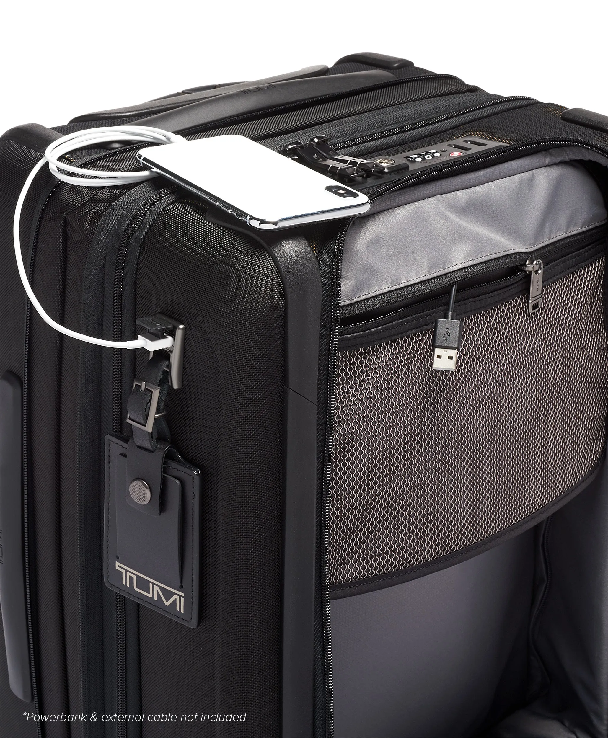 TUMI Alpha 3 International Dual Access 4 Wheel Carry On