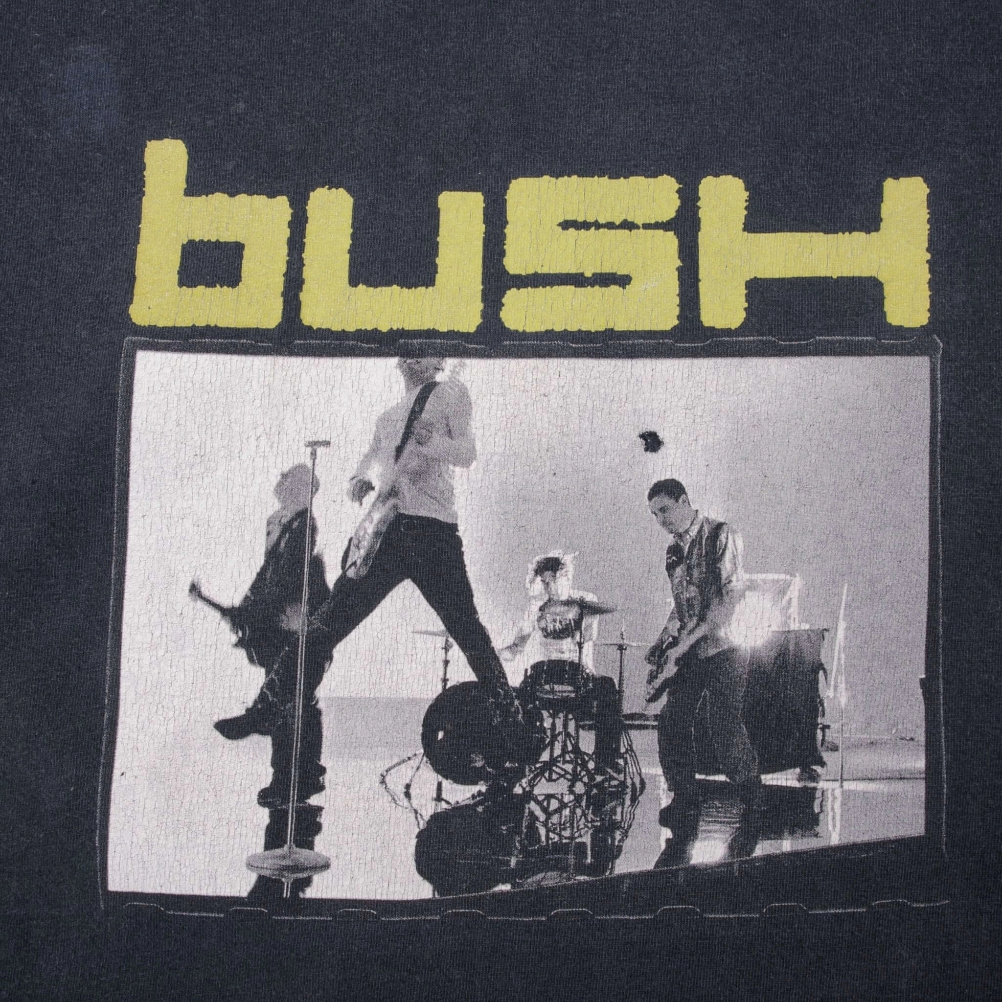 VINTAGE BUSH GOLDEN STATE TOUR 2002 TEE SHIRT XL MADE IN USA